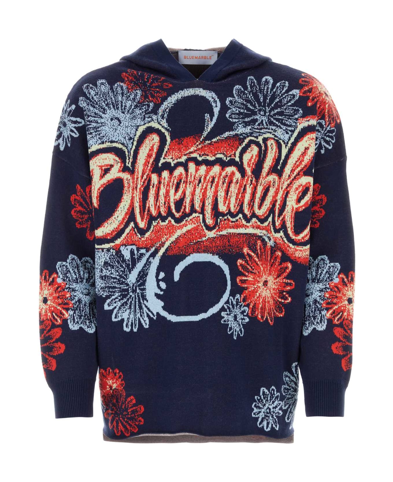 Bluemarble Embroidered Cotton Blend Sweater - NAV