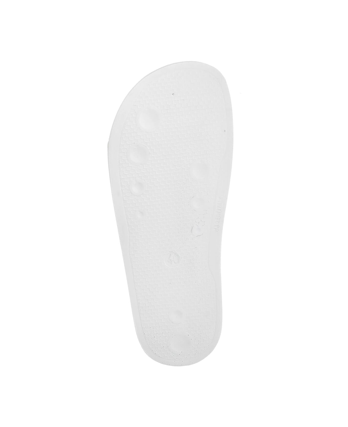 MSGM Pool Slippers - White フラットシューズ