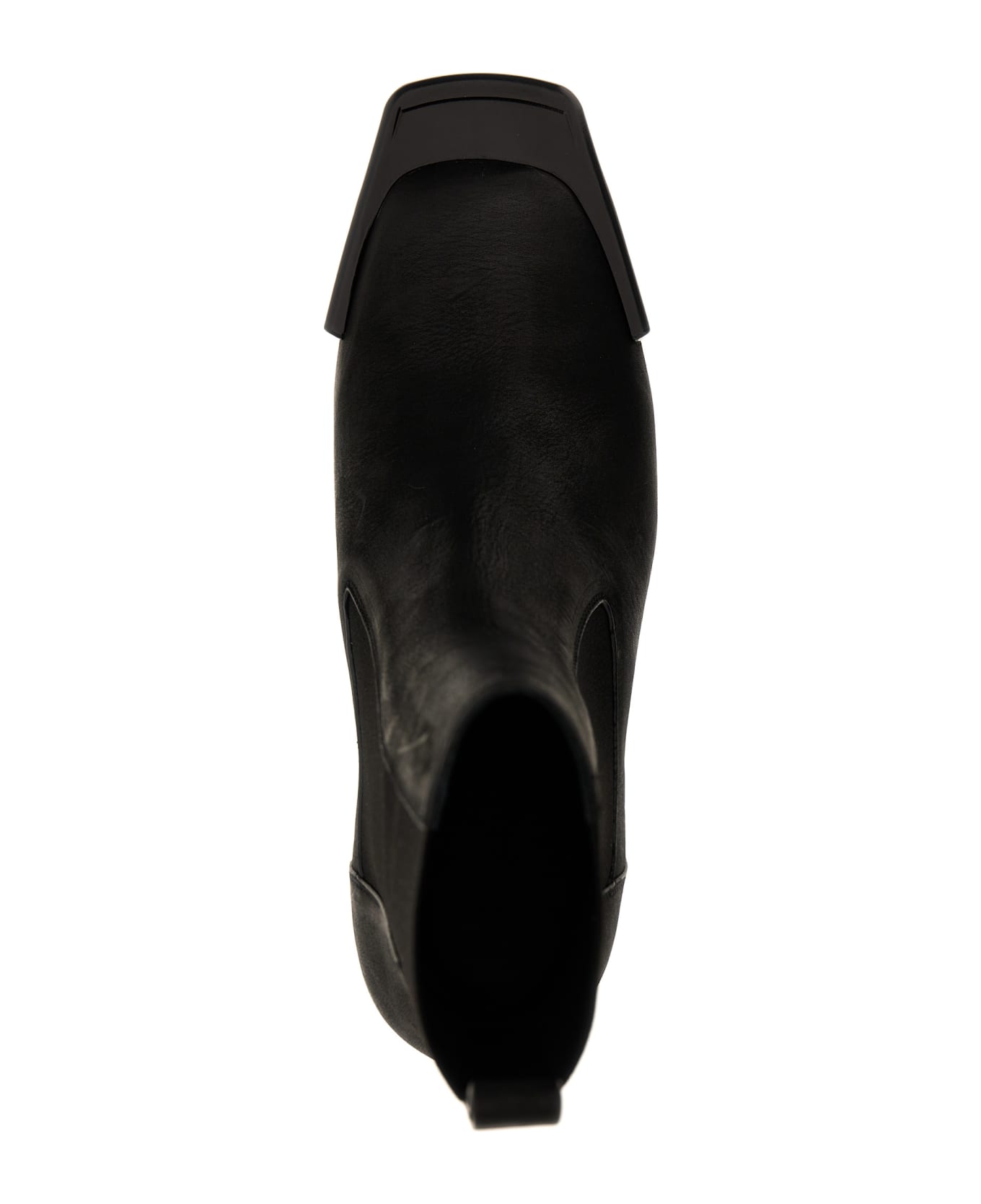 Rick Owens 'grilled Platforms 45' Ankle Boots - Black ブーツ