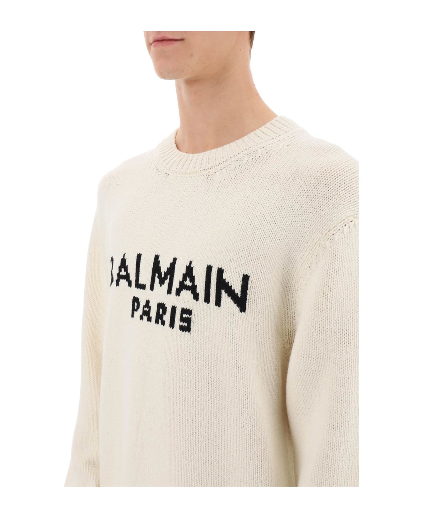 Balmain Sweater - White ニットウェア
