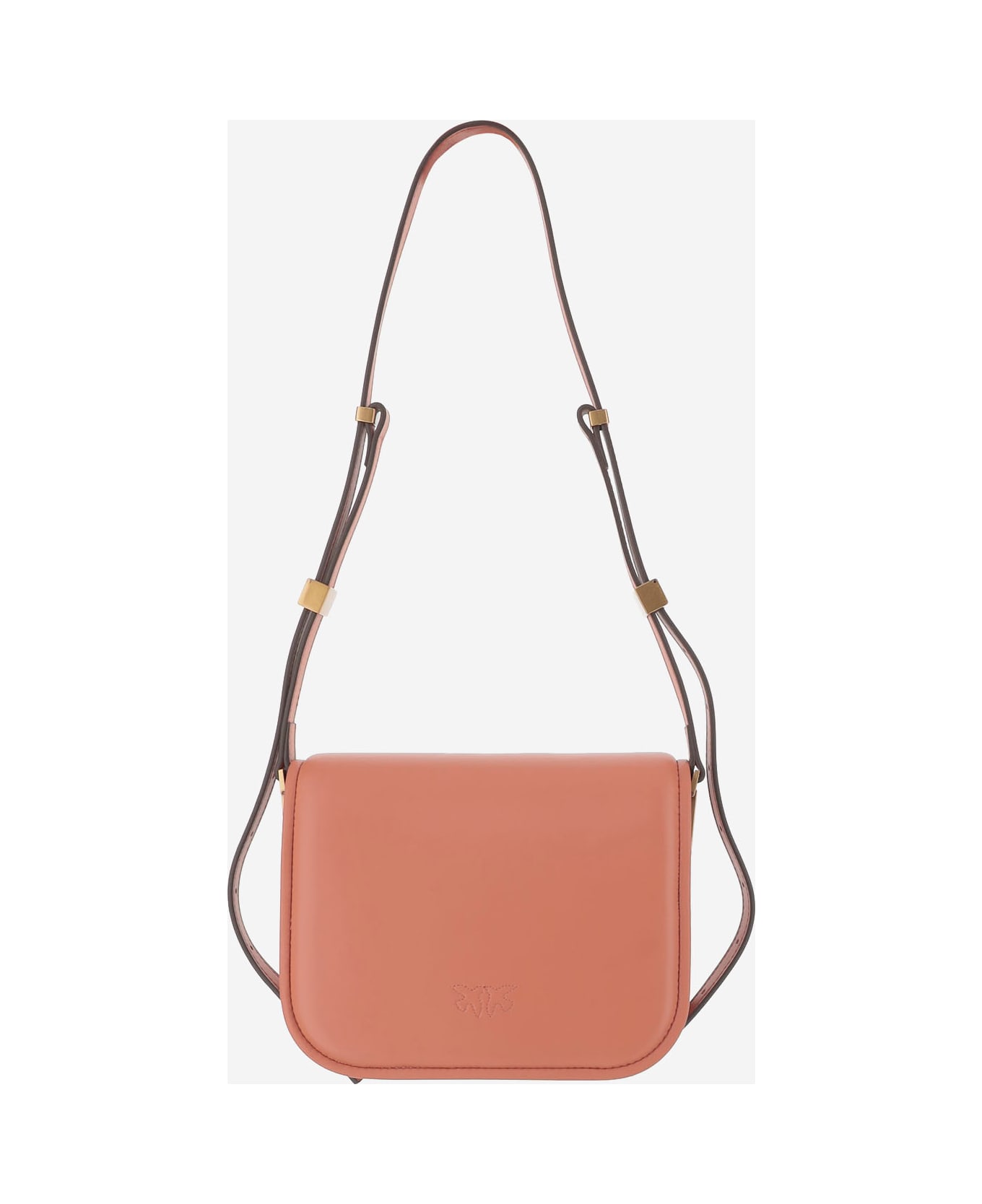 Pinko Love Box Shoulder Bag - Marrone chiaro