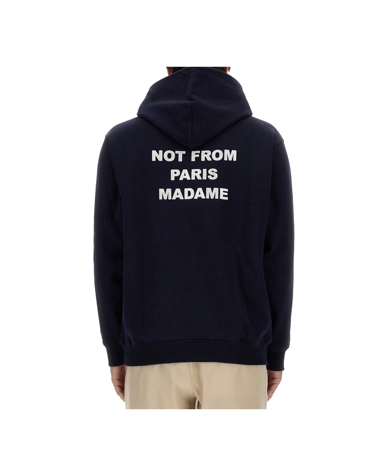 Drôle de Monsieur "slogan" Sweatshirt - BLUE