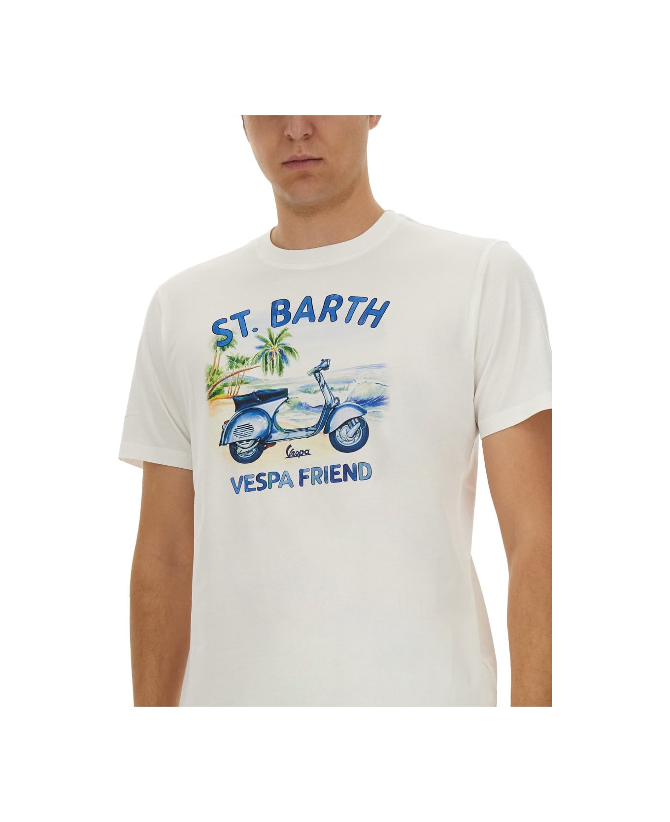 MC2 Saint Barth Cotton T-shirt - MULTICOLOUR