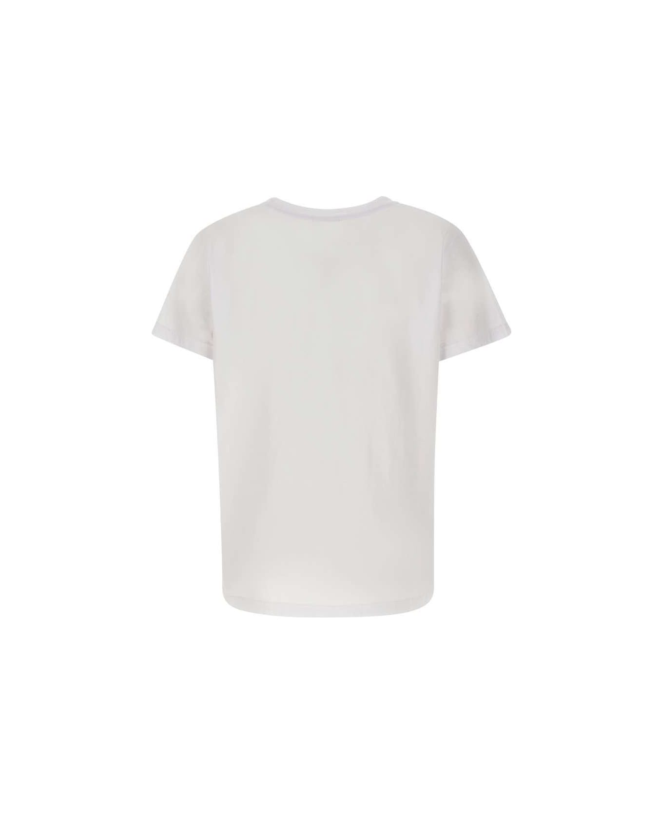 Woolrich Crewneck Short-sleeved T-shirt - WHITE Tシャツ