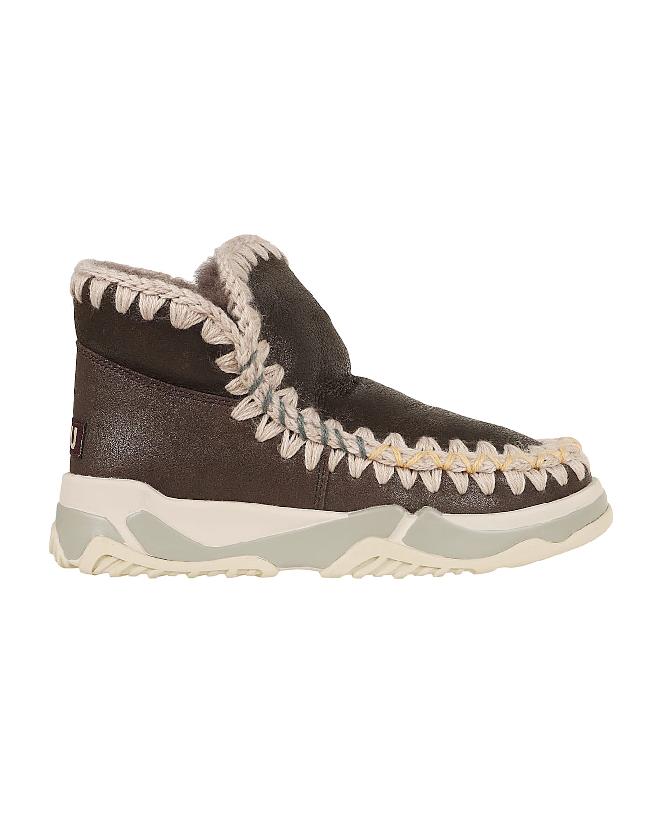 Mou Eskimo Trainer Overstitching - Dumoc Dust Mocha