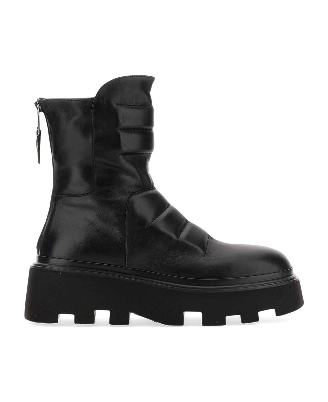 Elena Iachi Leather Boot - NERO