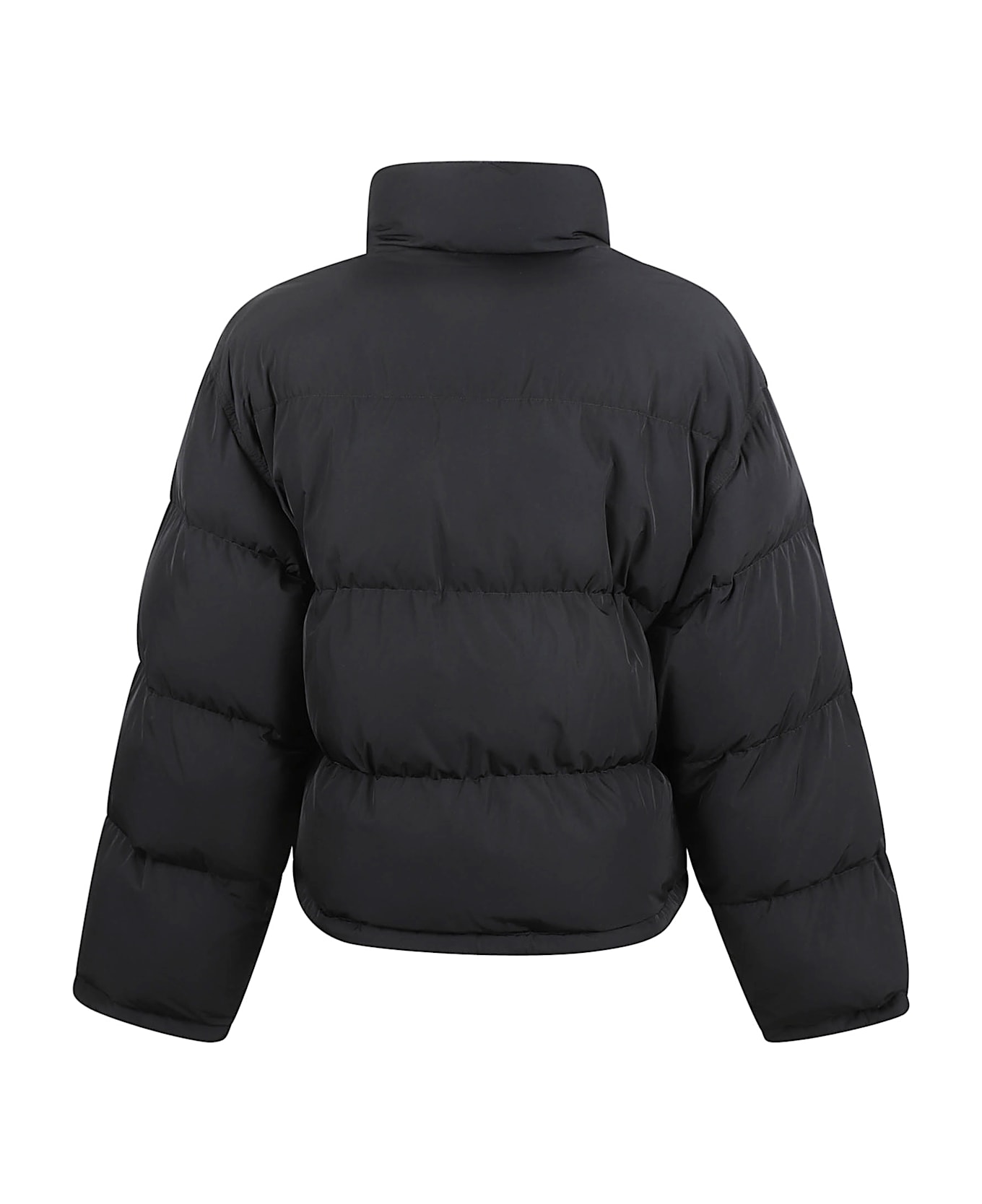 Balenciaga Cropped Padded Jacket - Black