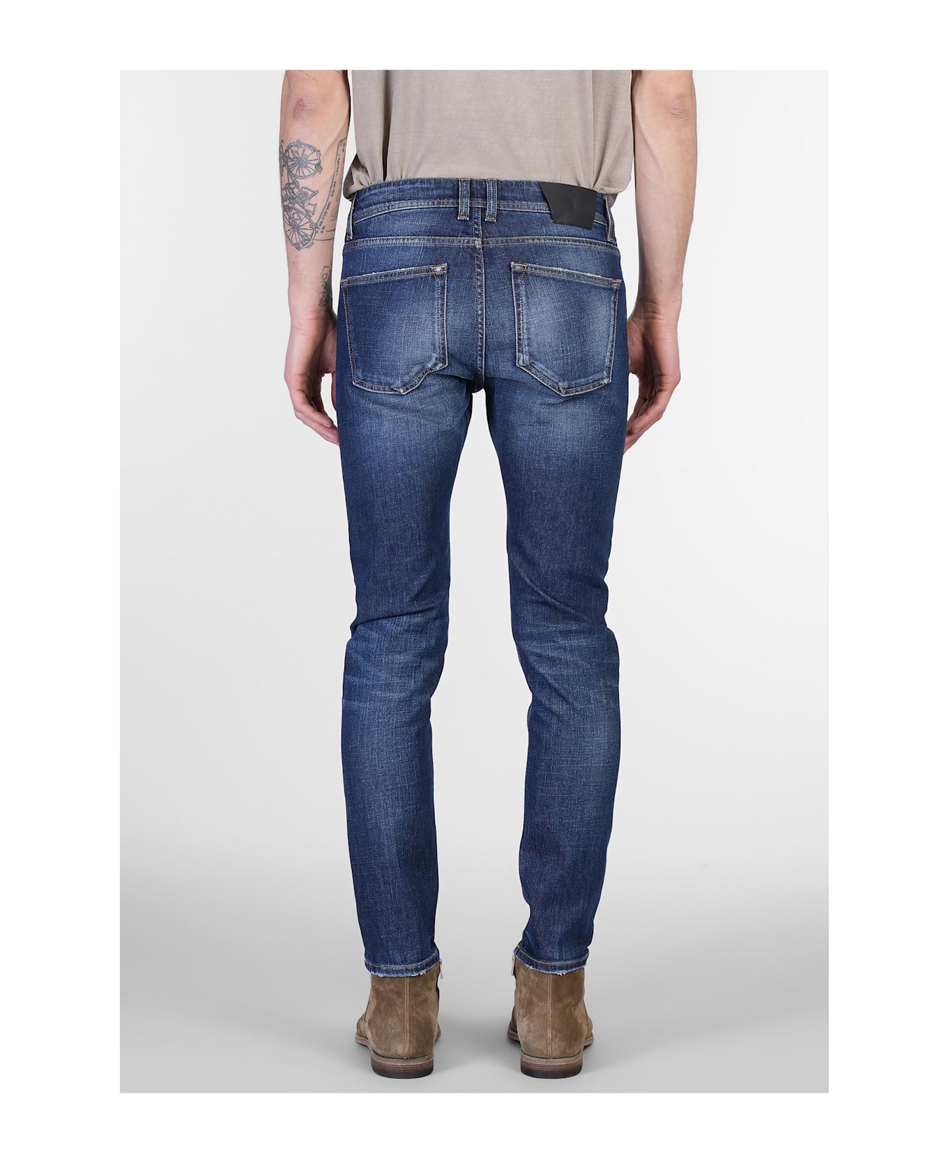 Salvatore Santoro Jeans In Blue Denim - blue