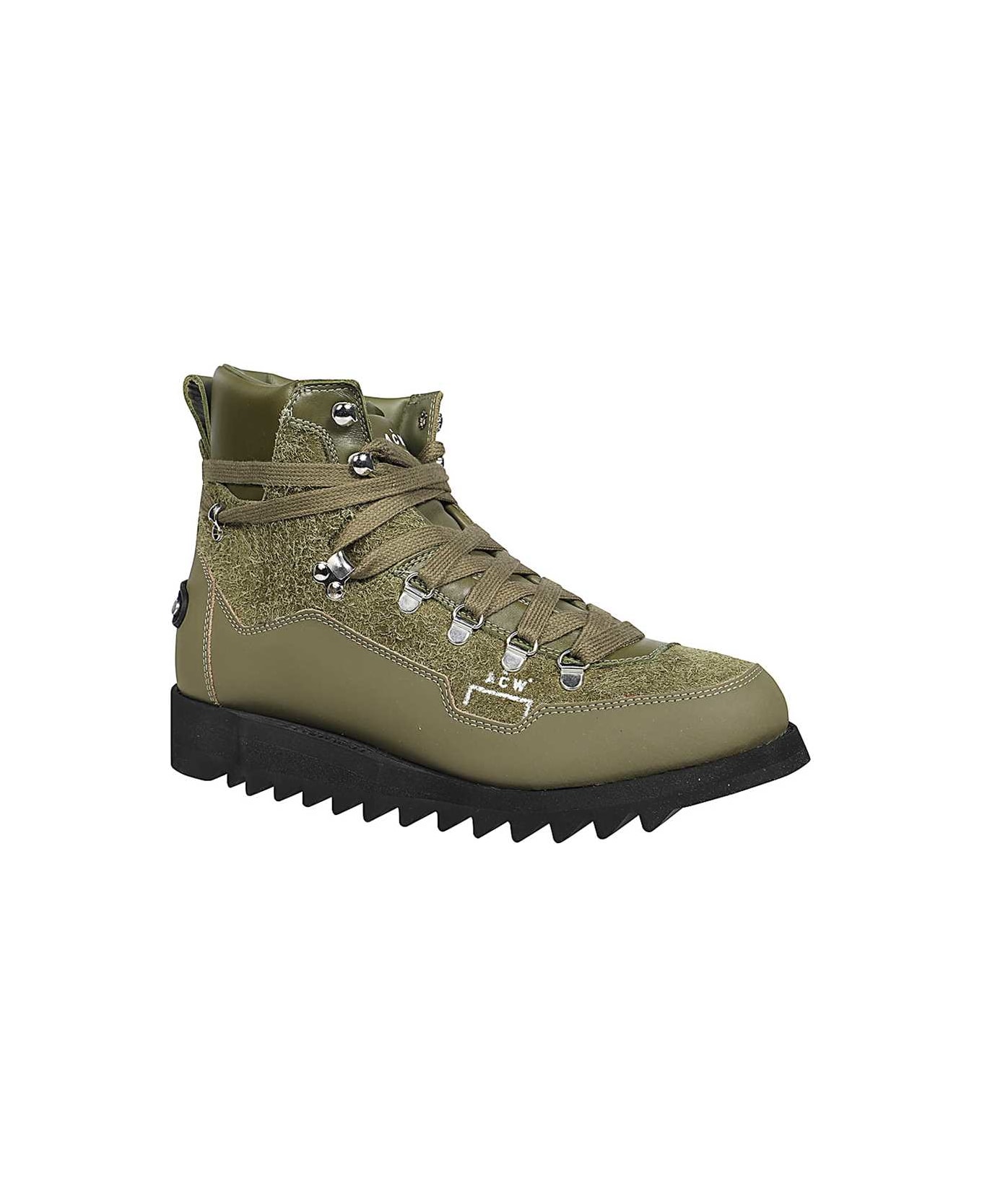 A-COLD-WALL Lace-up Ankle Boots - green