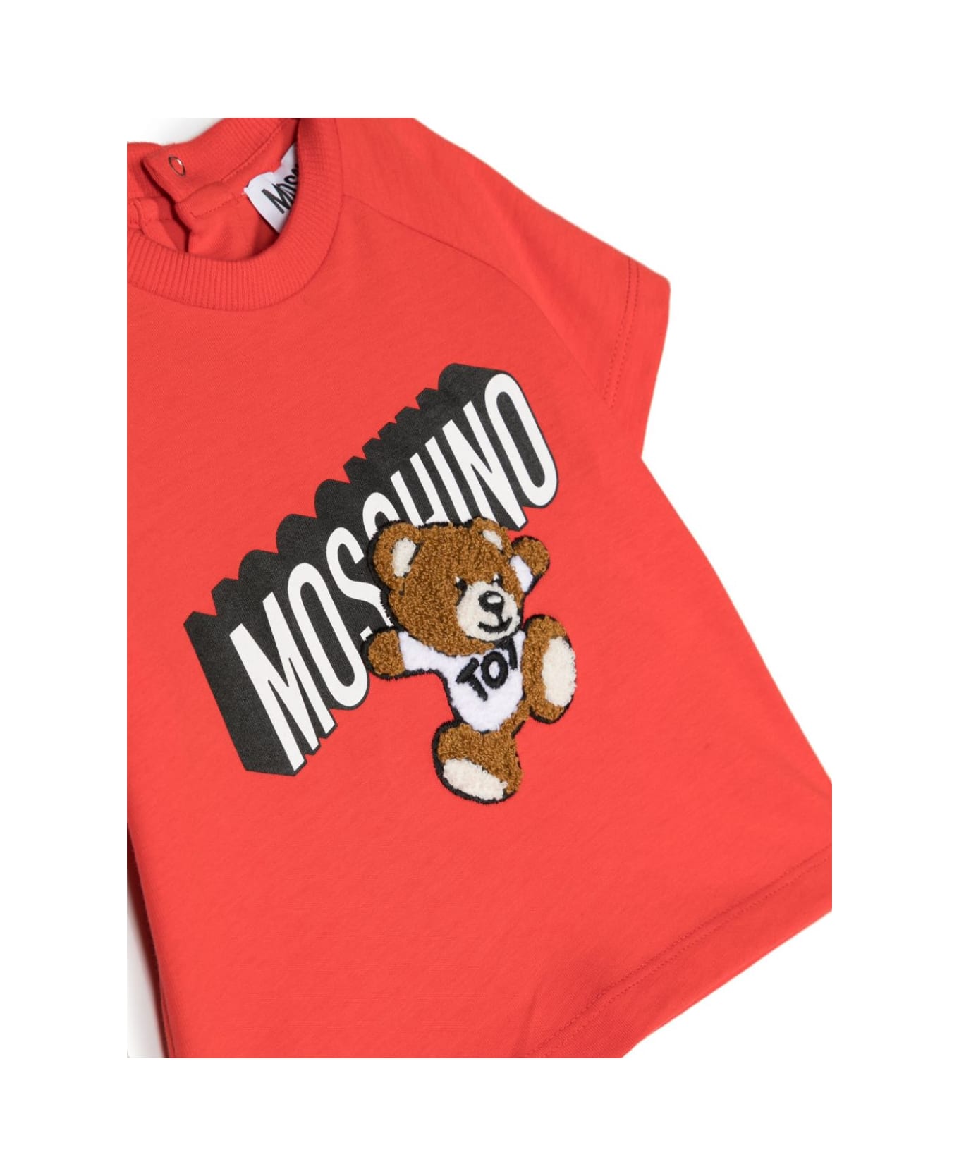Moschino T-shirt Con Logo - Red Tシャツ＆ポロシャツ