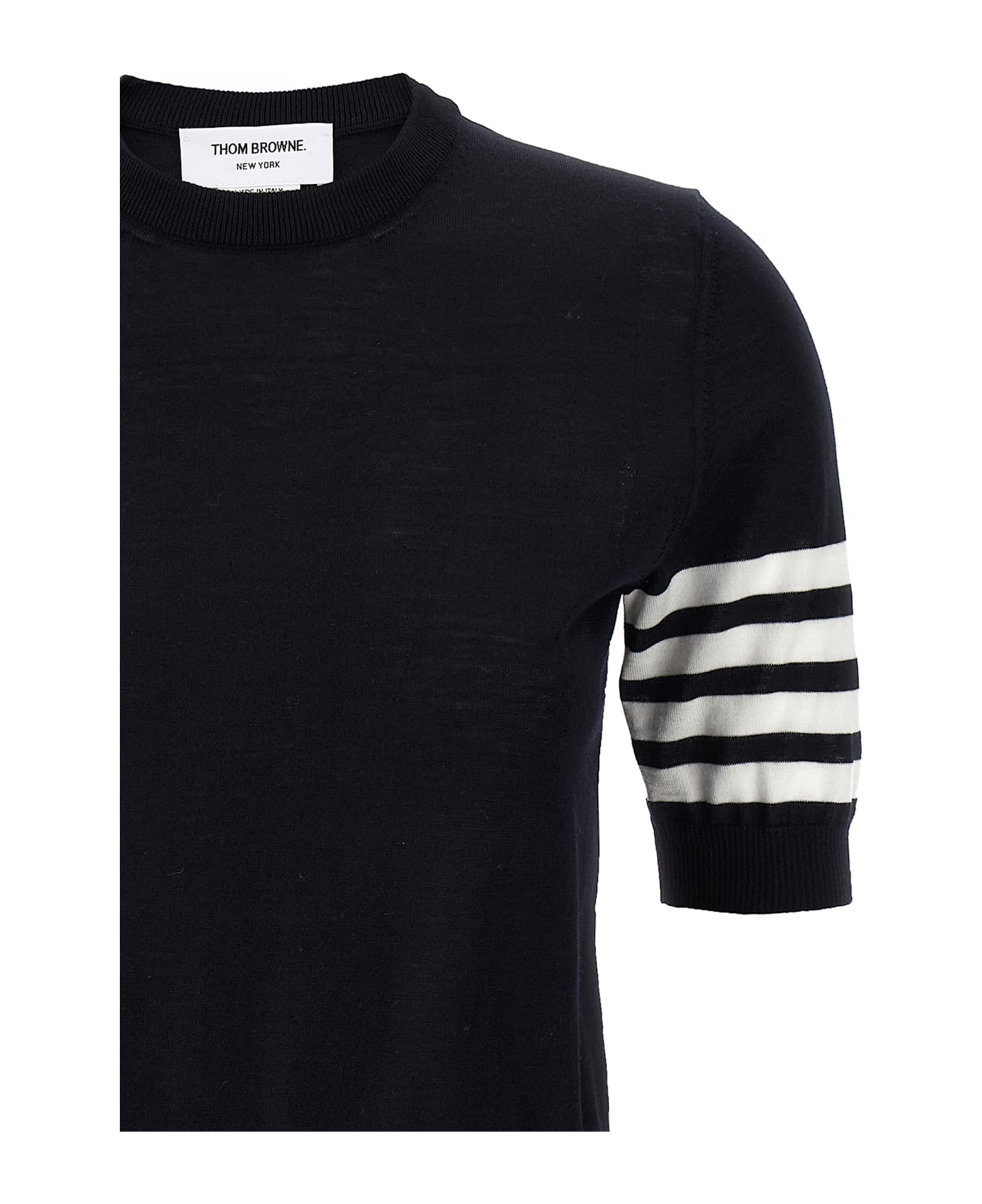 Thom Browne 
4-bar
 Wool T-shirt