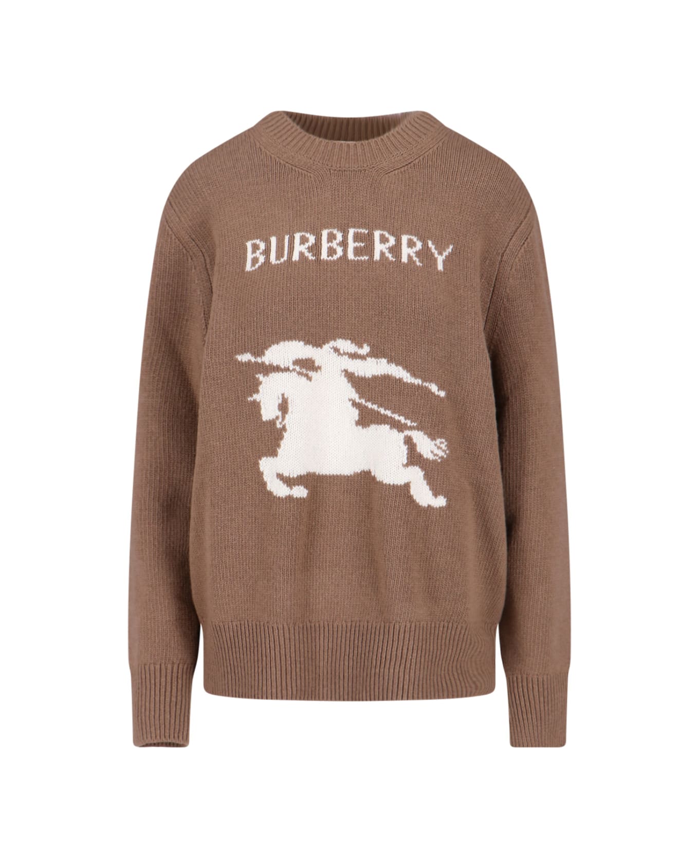 Burberry Wool And Cashmere Sweater - Brown