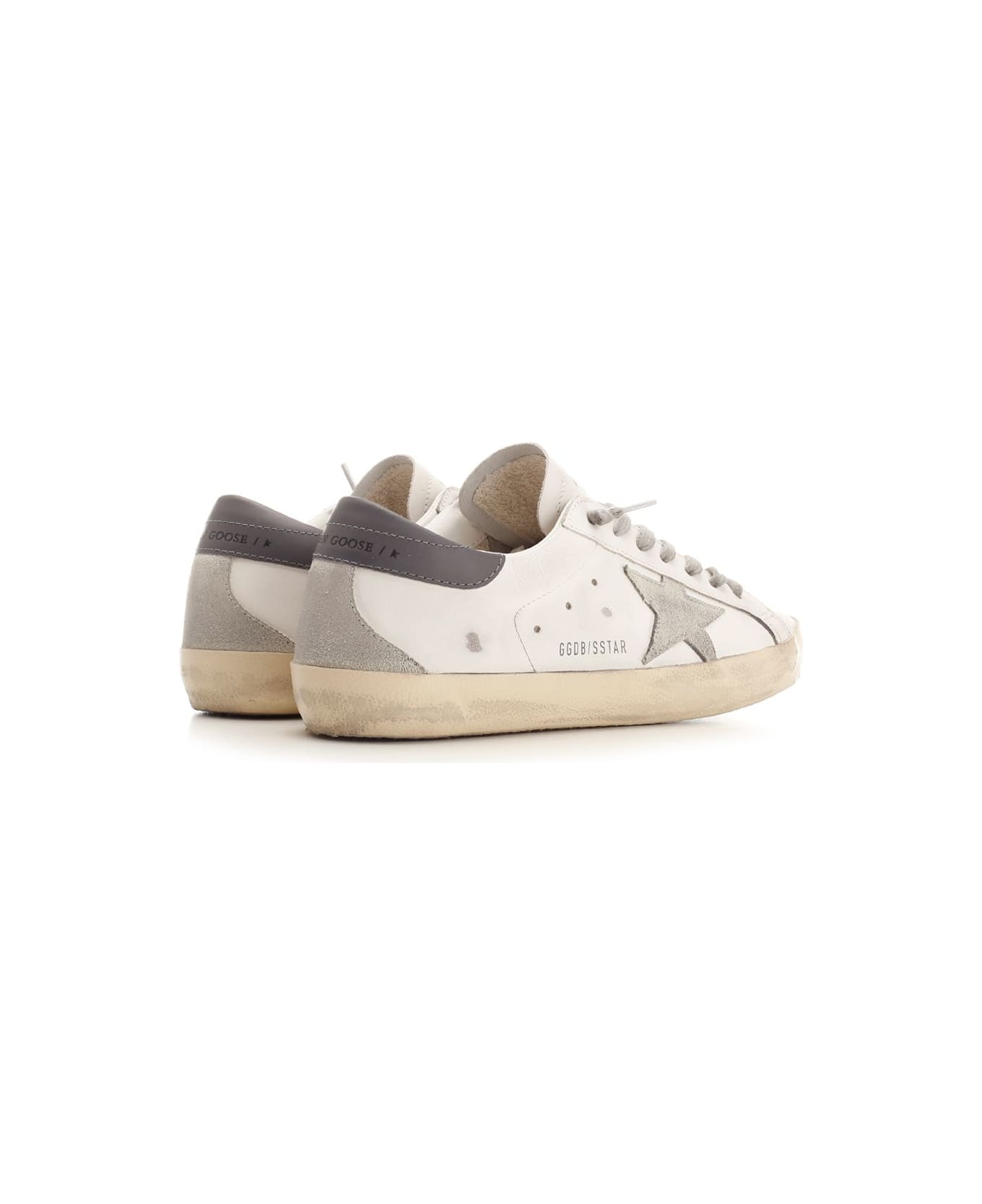 Golden Goose 'super Star' Sneakers - Bianco