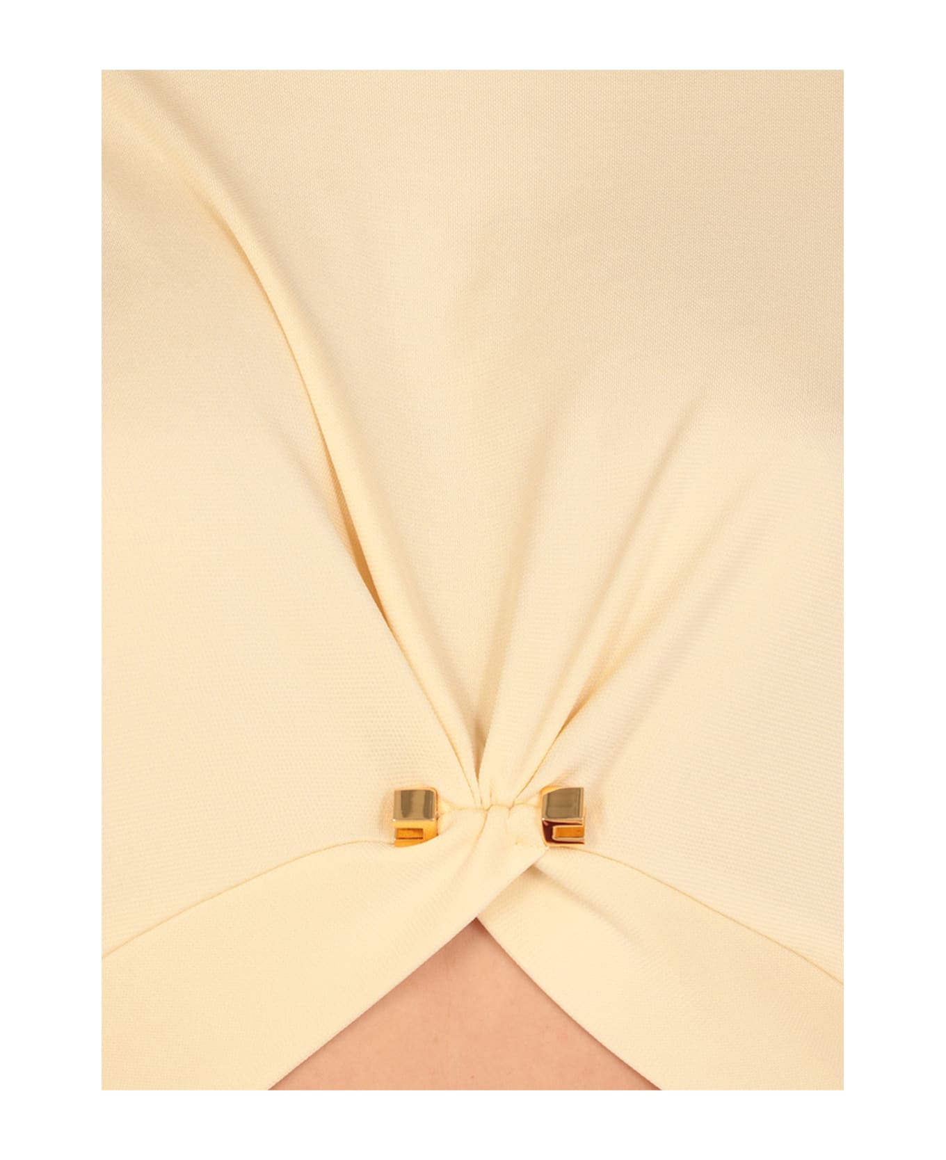 Elisabetta Franchi Viscose Sweater Elisabetta Franchi - Yellow