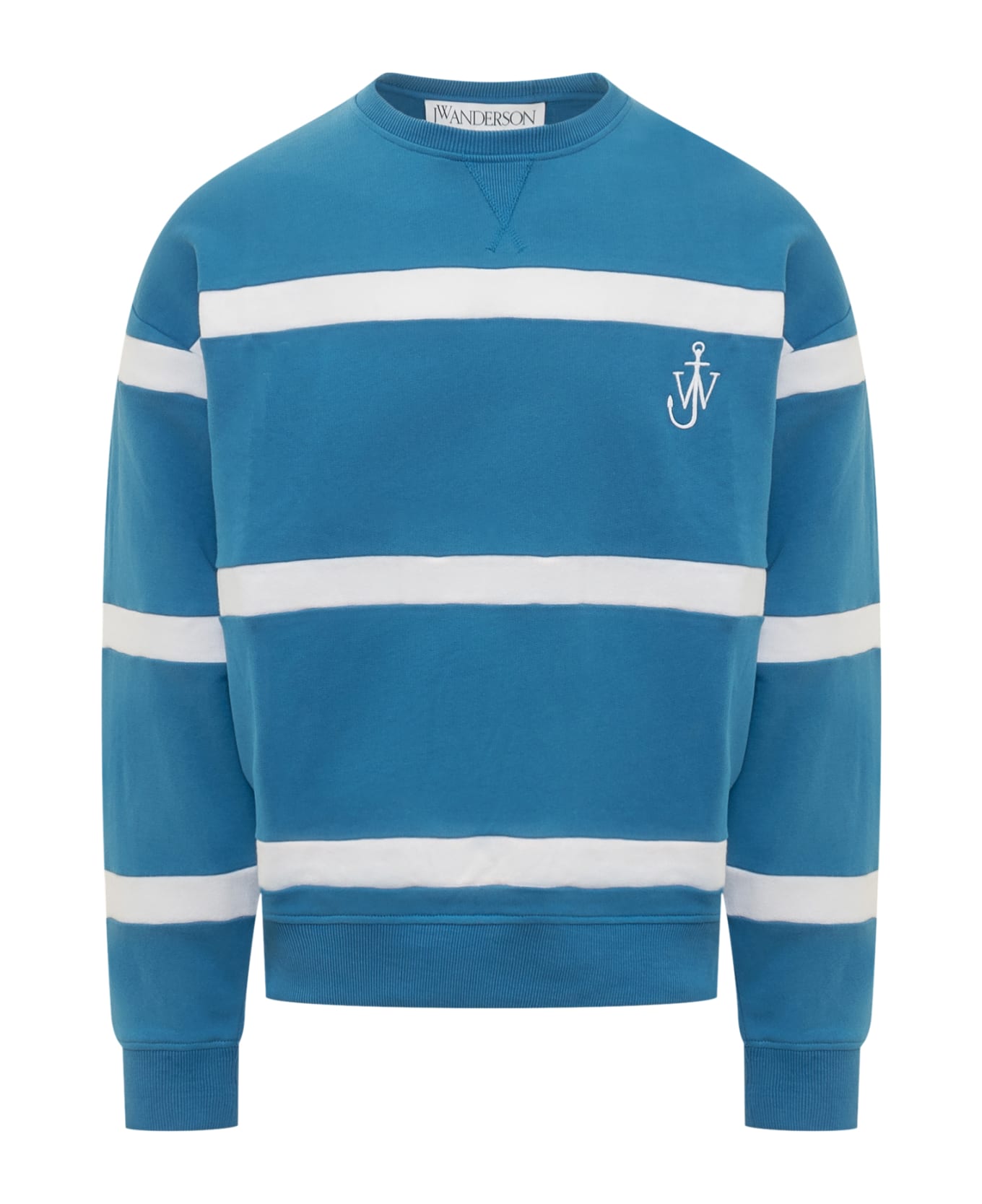 J.W. Anderson Sweatshirt Stripe - BLUE/WHITE
