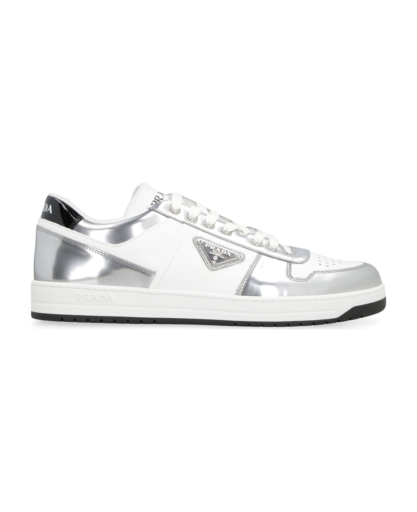 Prada District Leather Low-top Sneakers - White スニーカー