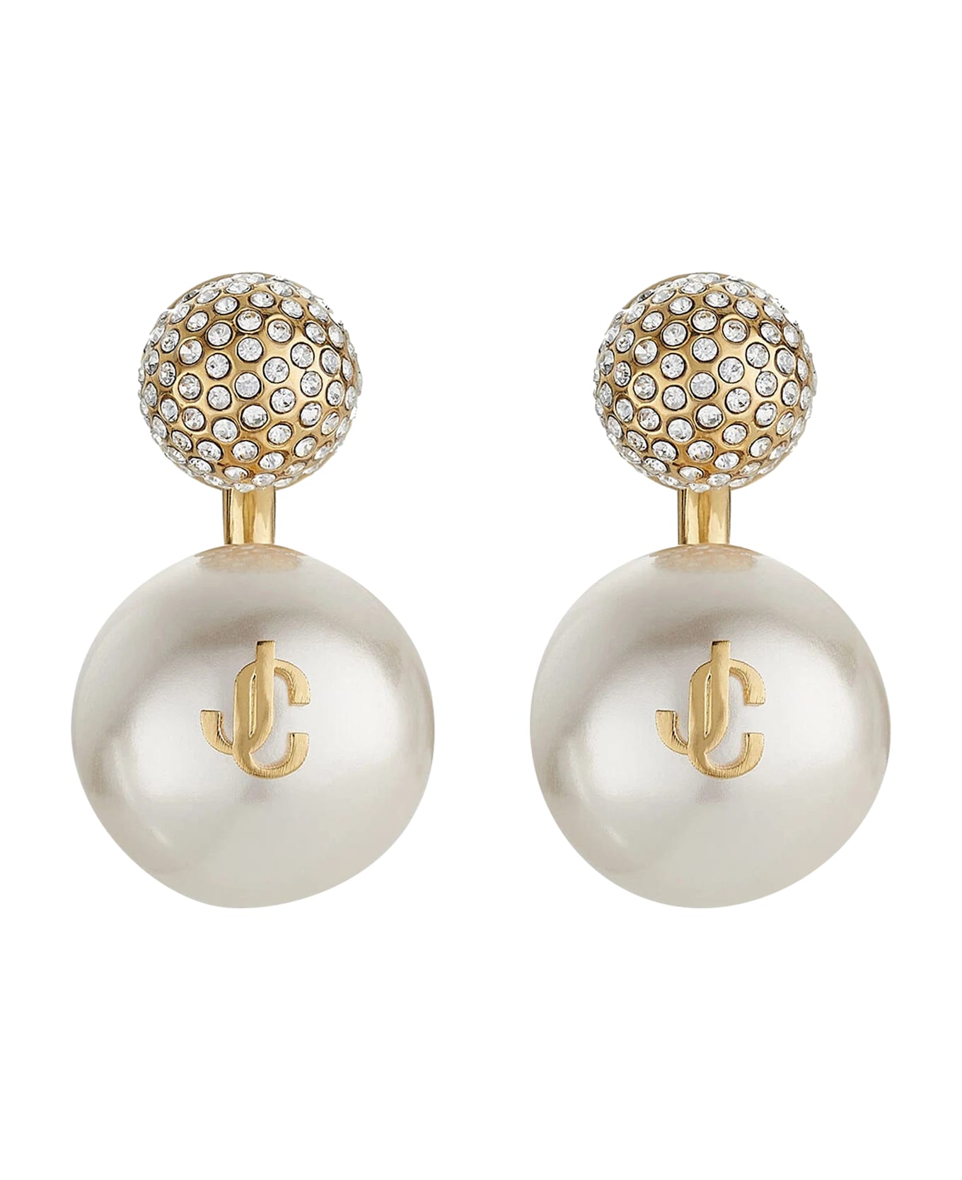 Jimmy Choo Auri Earrings - White
