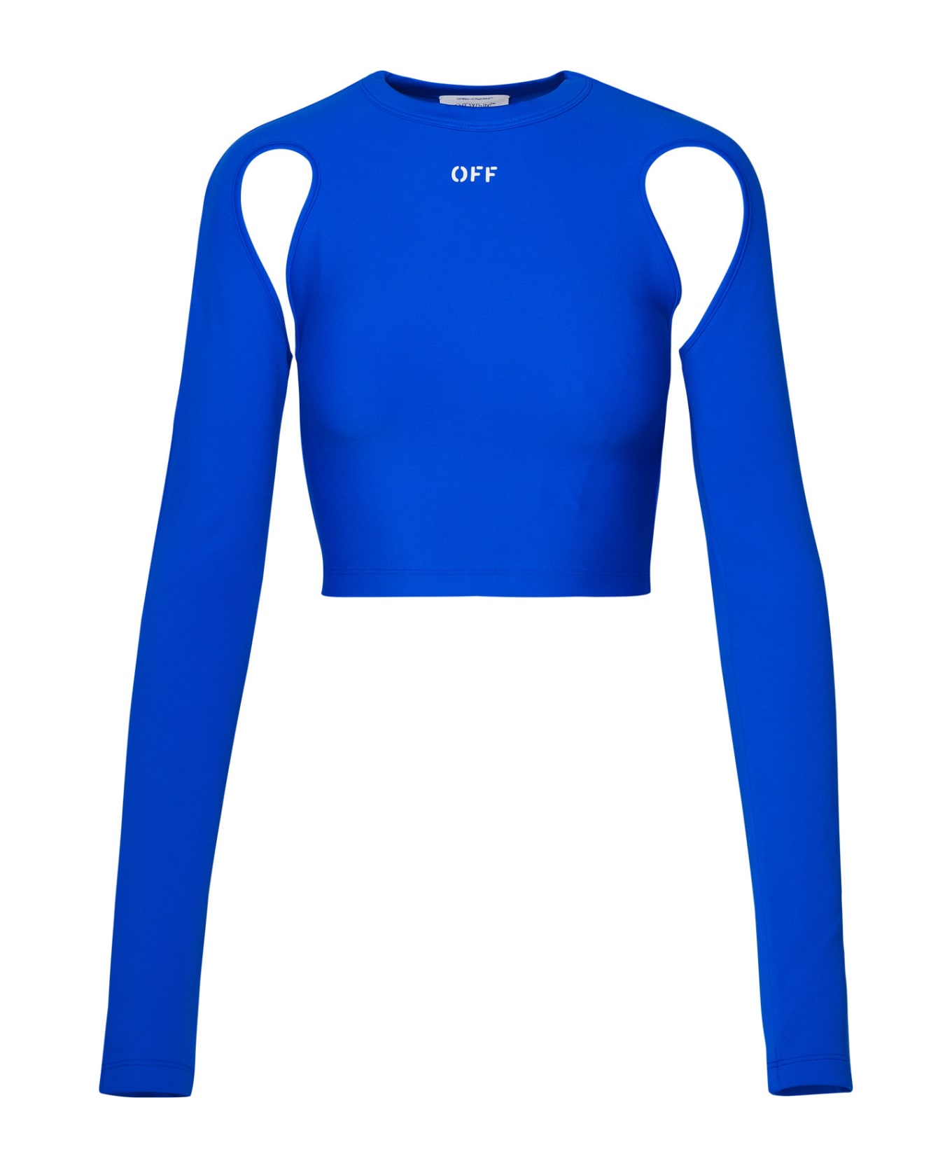 Off-White Polyamide Blend Sweater - Blue タンクトップ