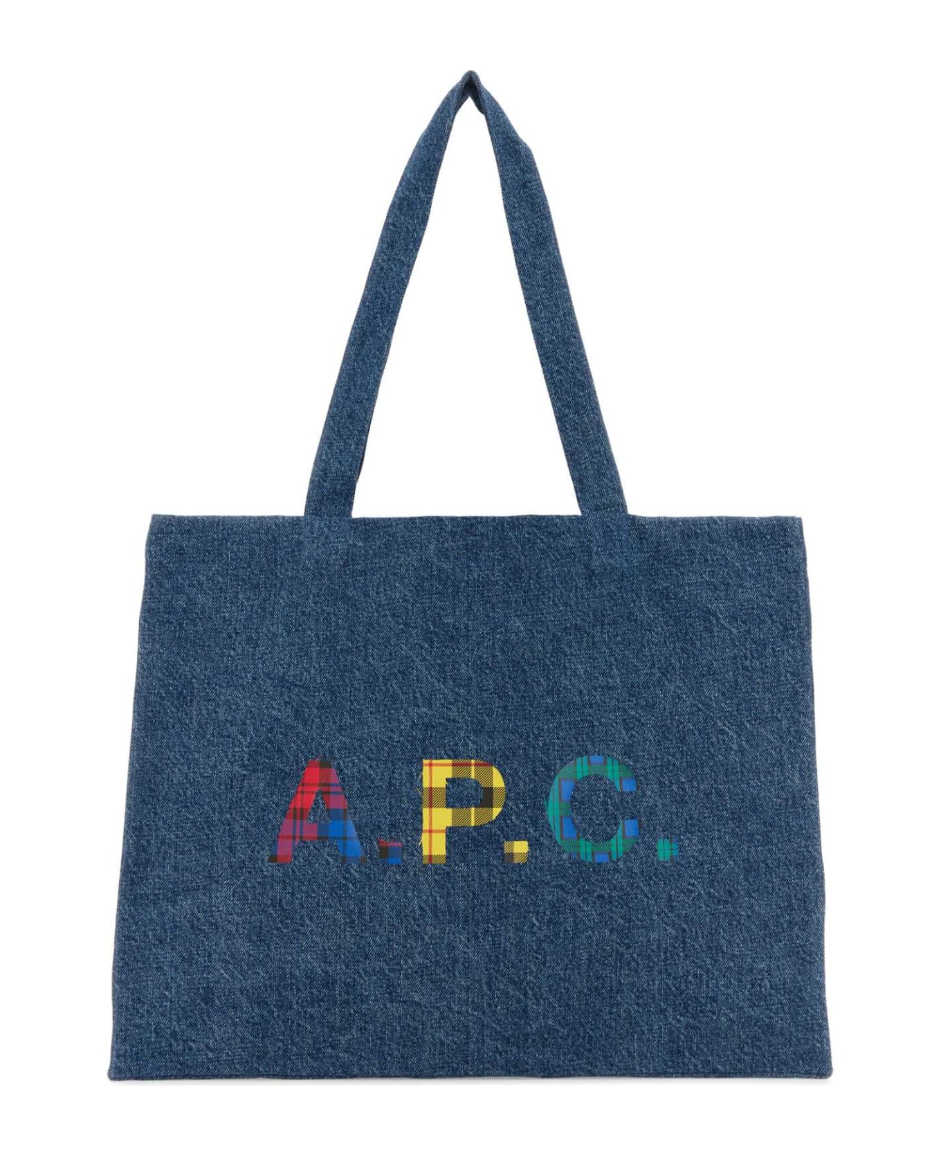 A.P.C. Denim Diane Shopping Bag - WASHEDINDIGO トートバッグ