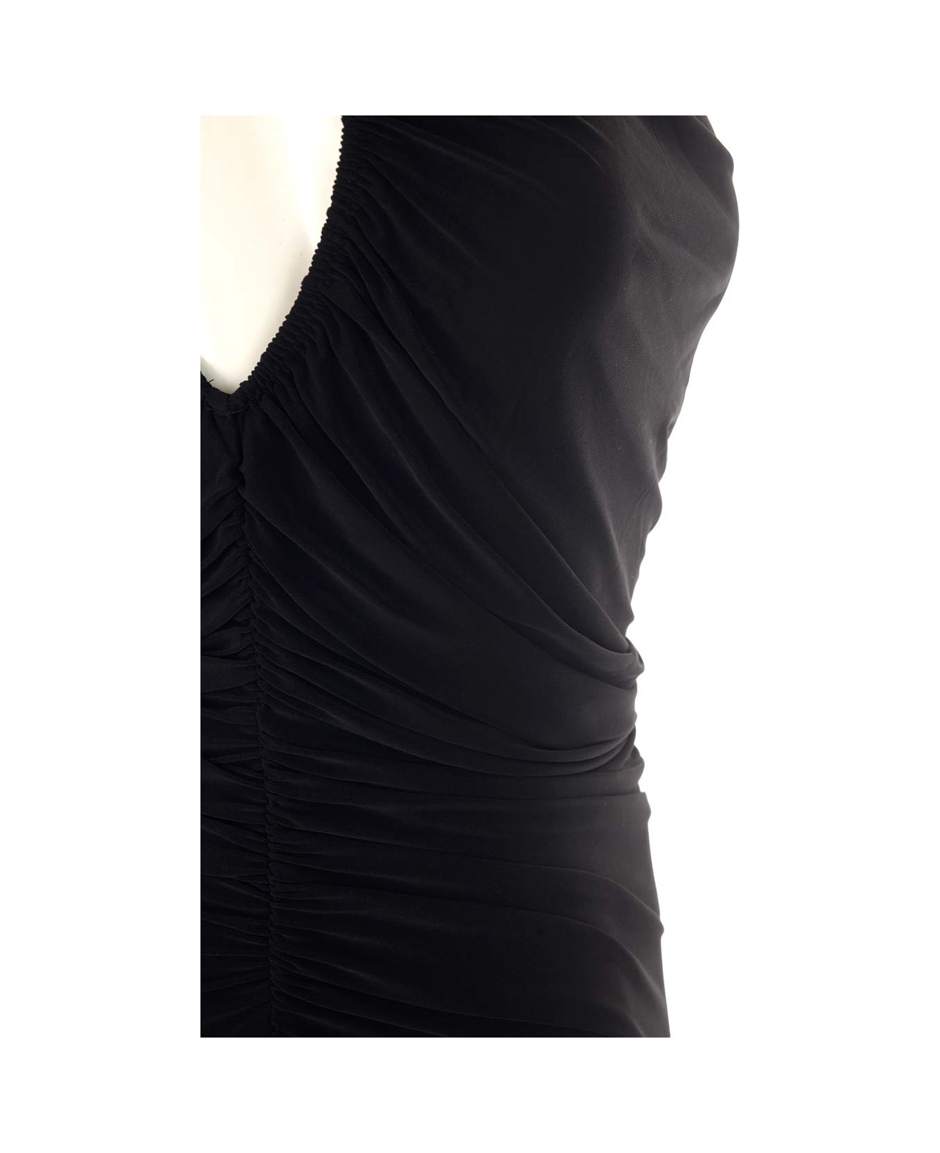 Norma Kamali Black One-shoulder "diana" Dress In Jersey - Black