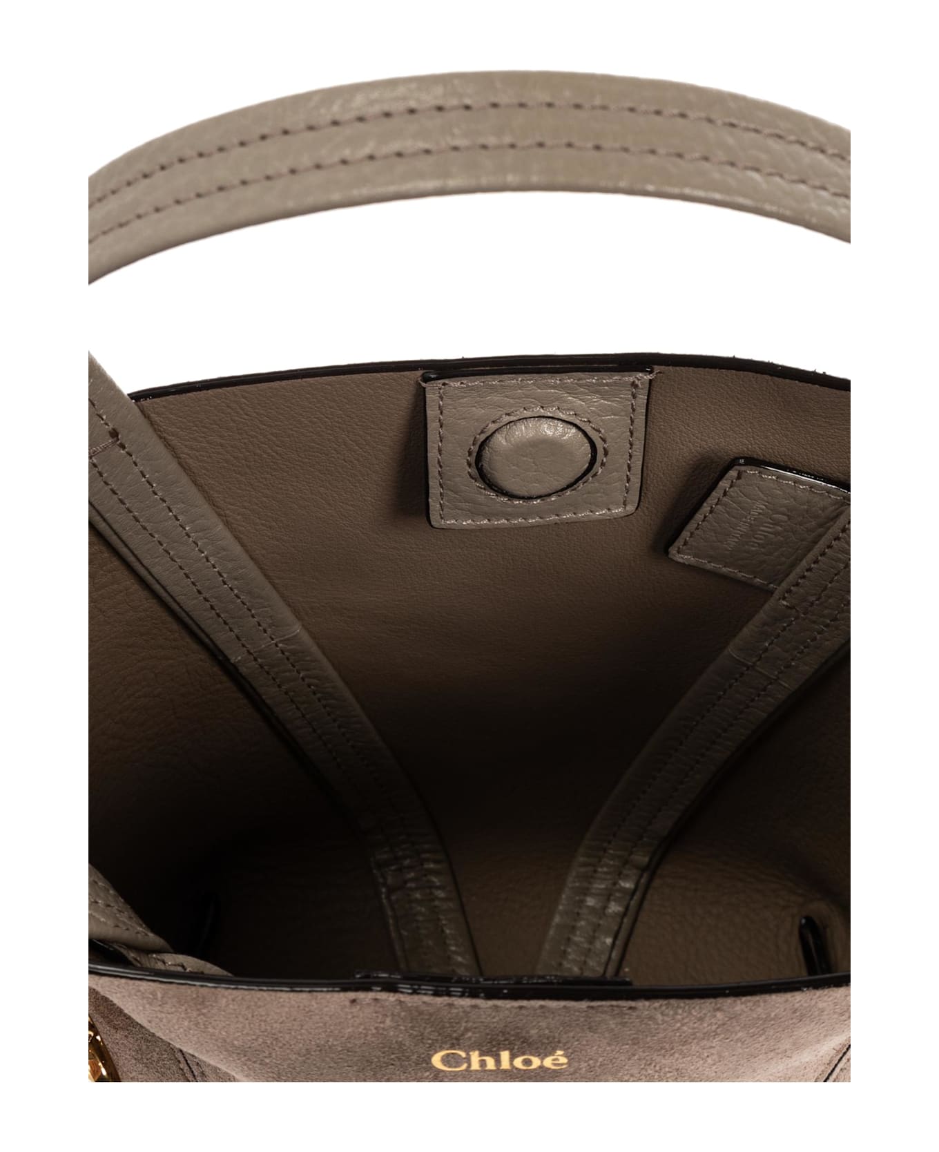 Chloé Shoulder Bag `chloé Spin Small` - Light Grey