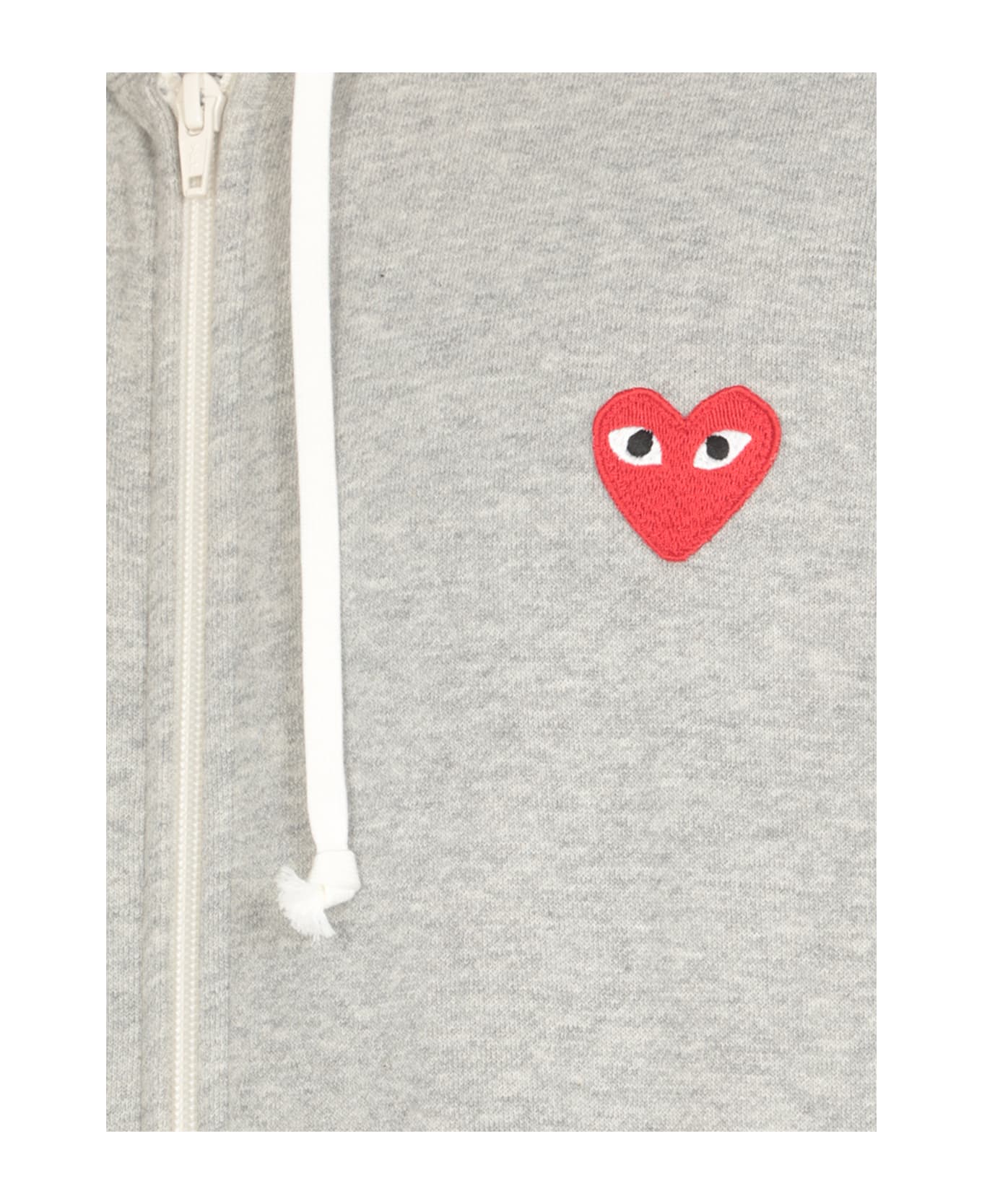 Comme des Garçons Sweatshirt With Logo - Grey カーディガン