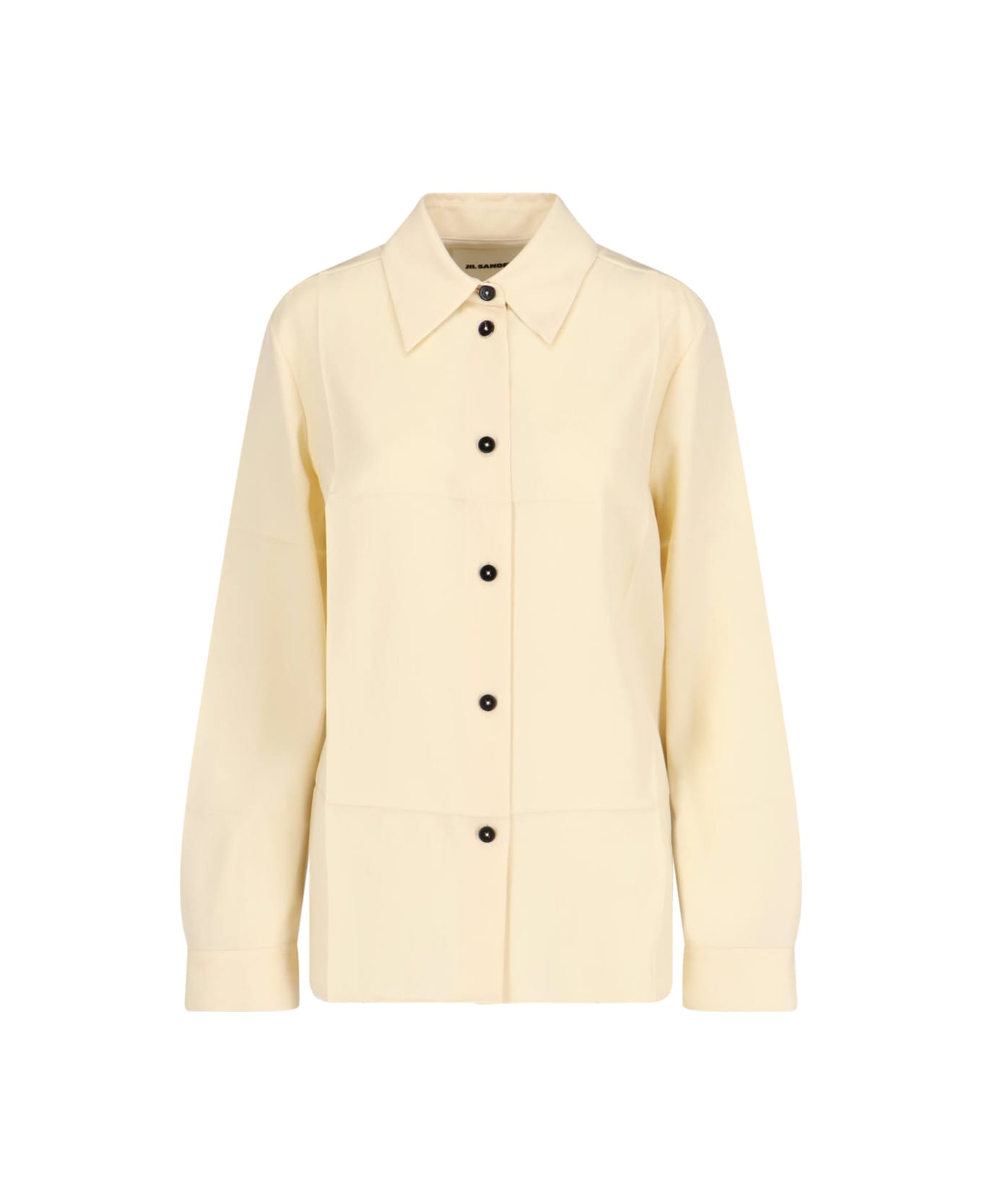 Jil Sander Virgin Wool Shirt - Cream
