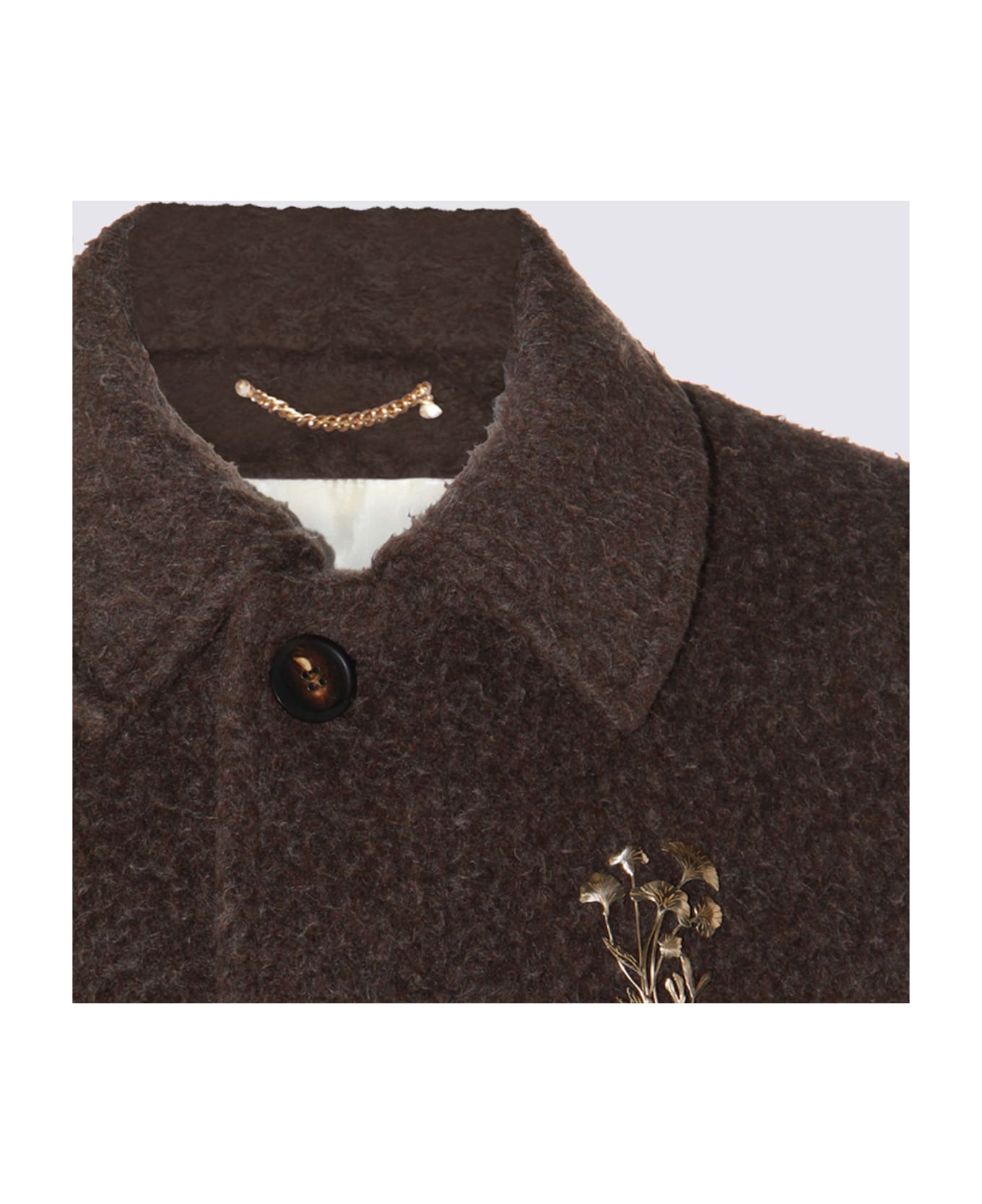 Golden Goose Dark Brown Cotton Coat