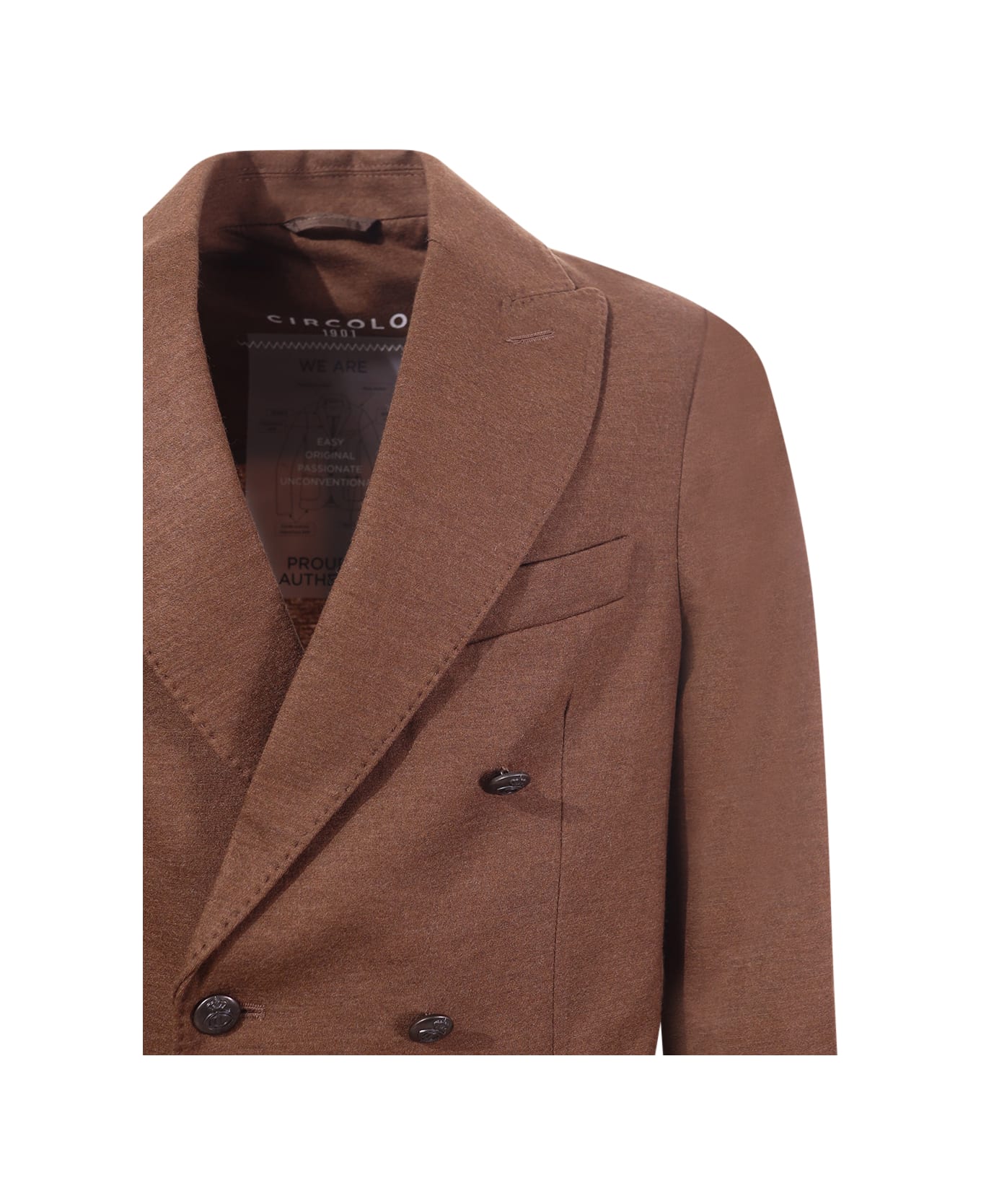 Circolo 1901 Double-breasted Circolo Jacket - Argan