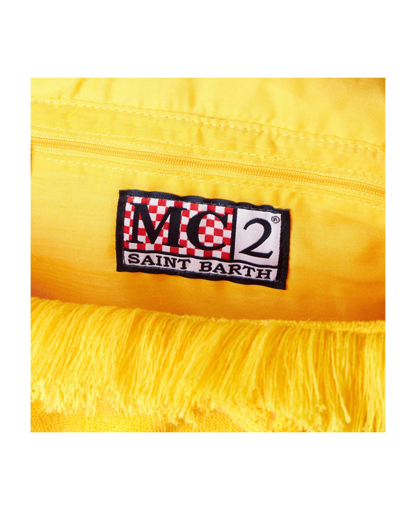 MC2 Saint Barth Colette Yellow Terry Handbag - YELLOW