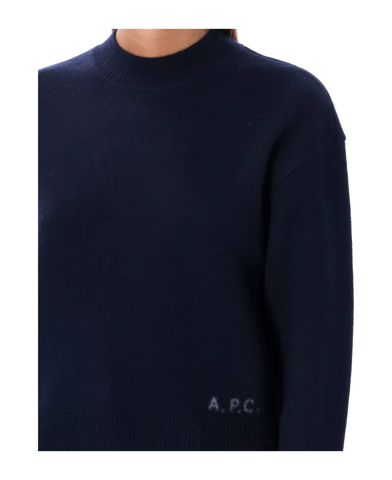 A.P.C. Esther Knit Crew Neck - NAVY