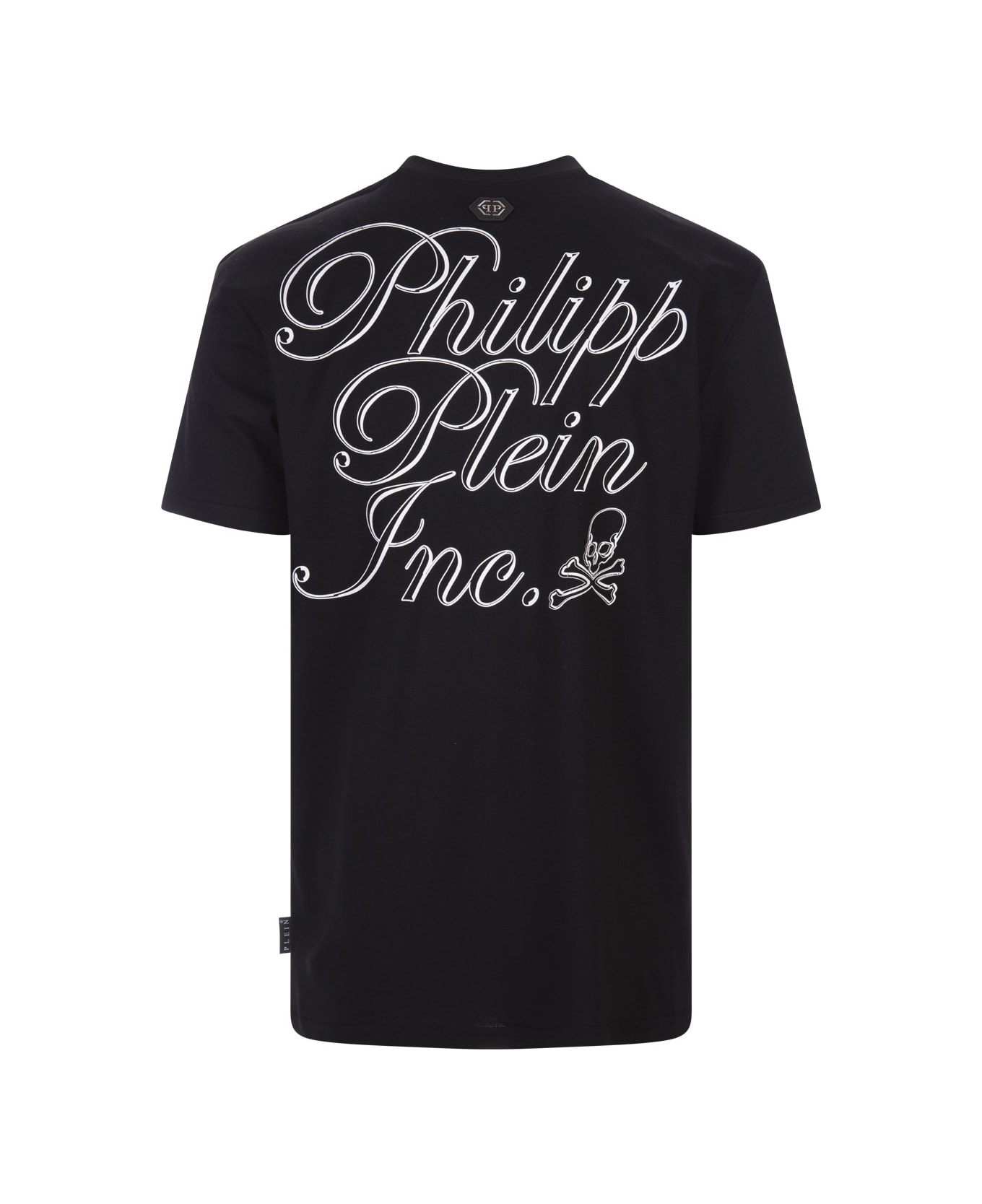 Philipp Plein Black T-shirt With Philipp Plein Tm Print On Front And Back - Black シャツ