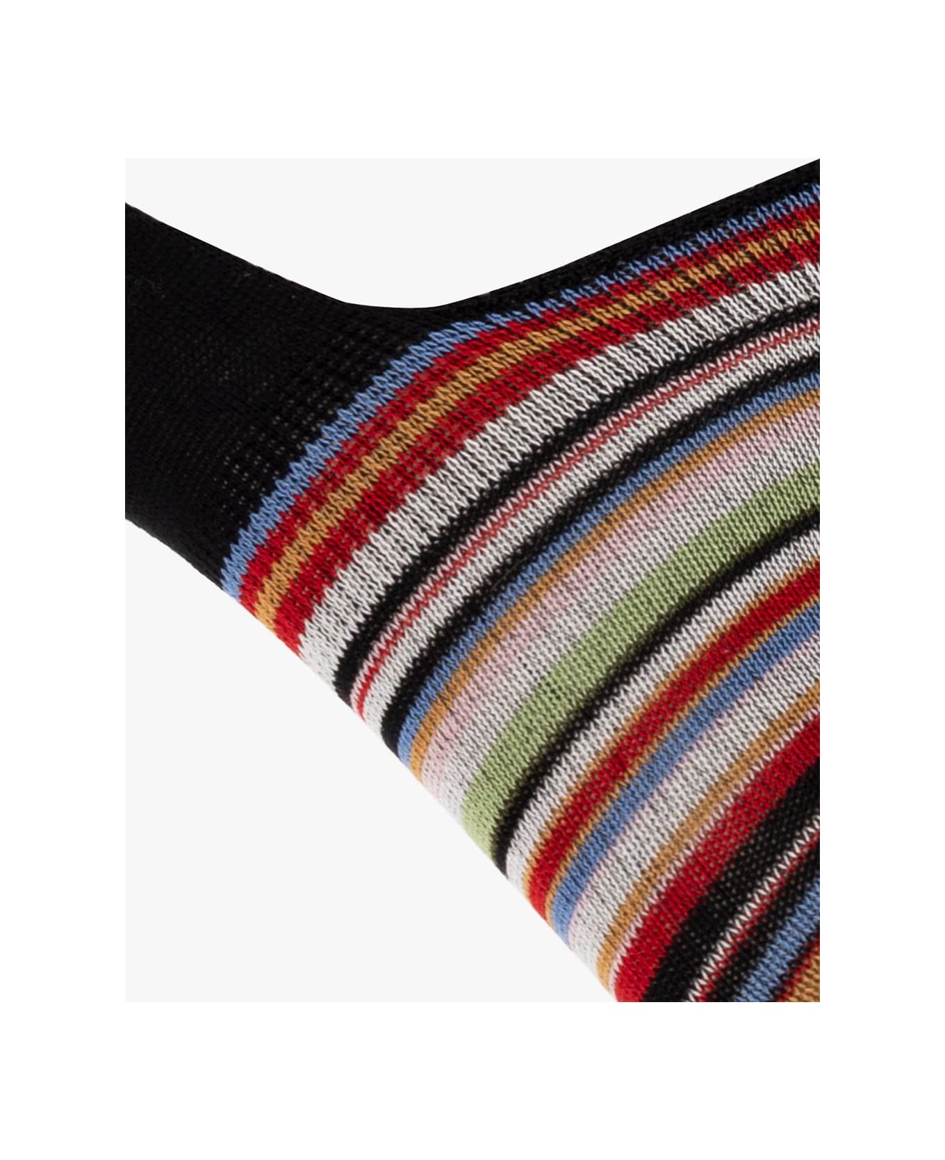 Paul Smith Striped Socks - Black 靴下