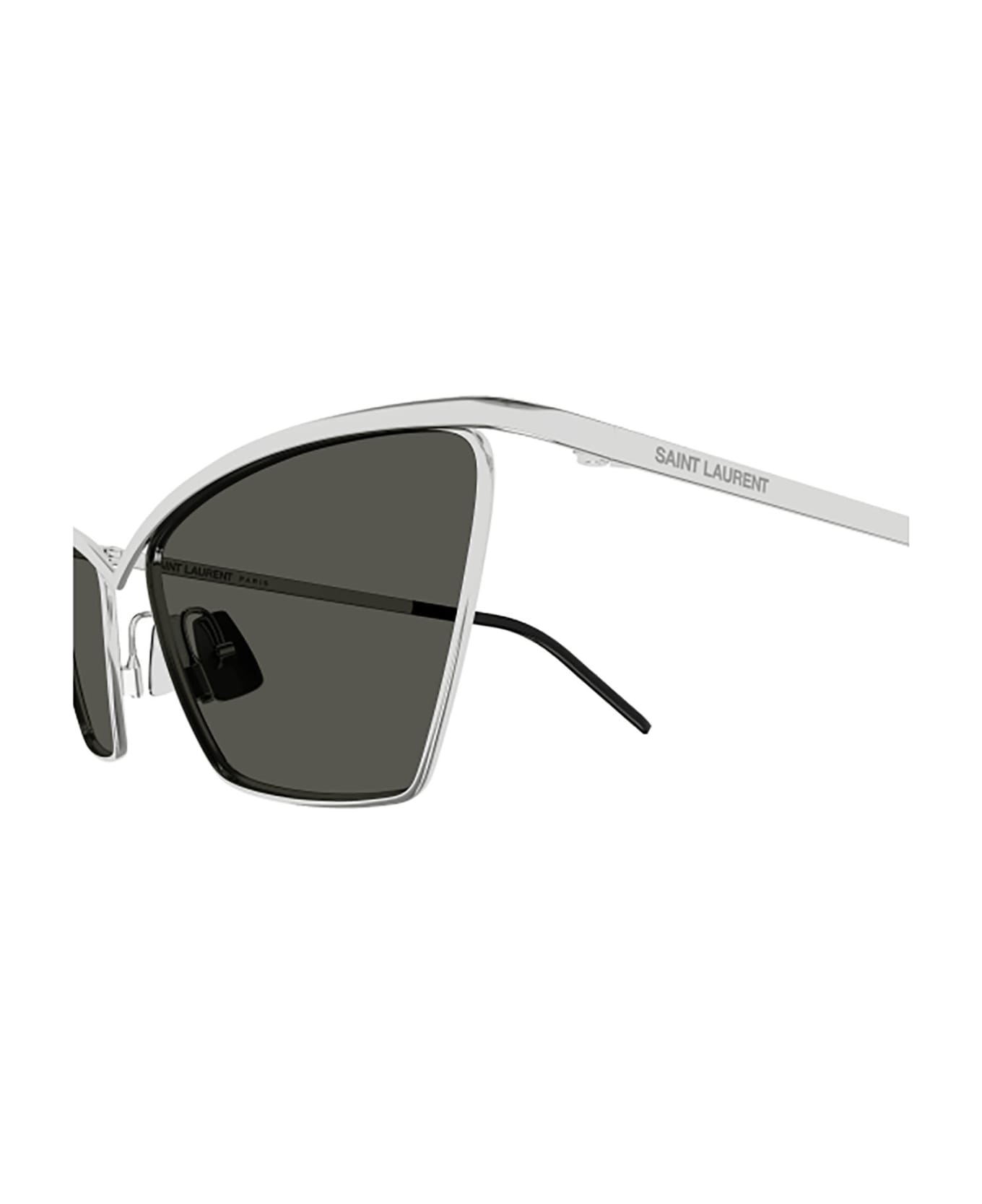 Saint Laurent Eyewear SL 637 Sunglasses - Silver Silver Grey