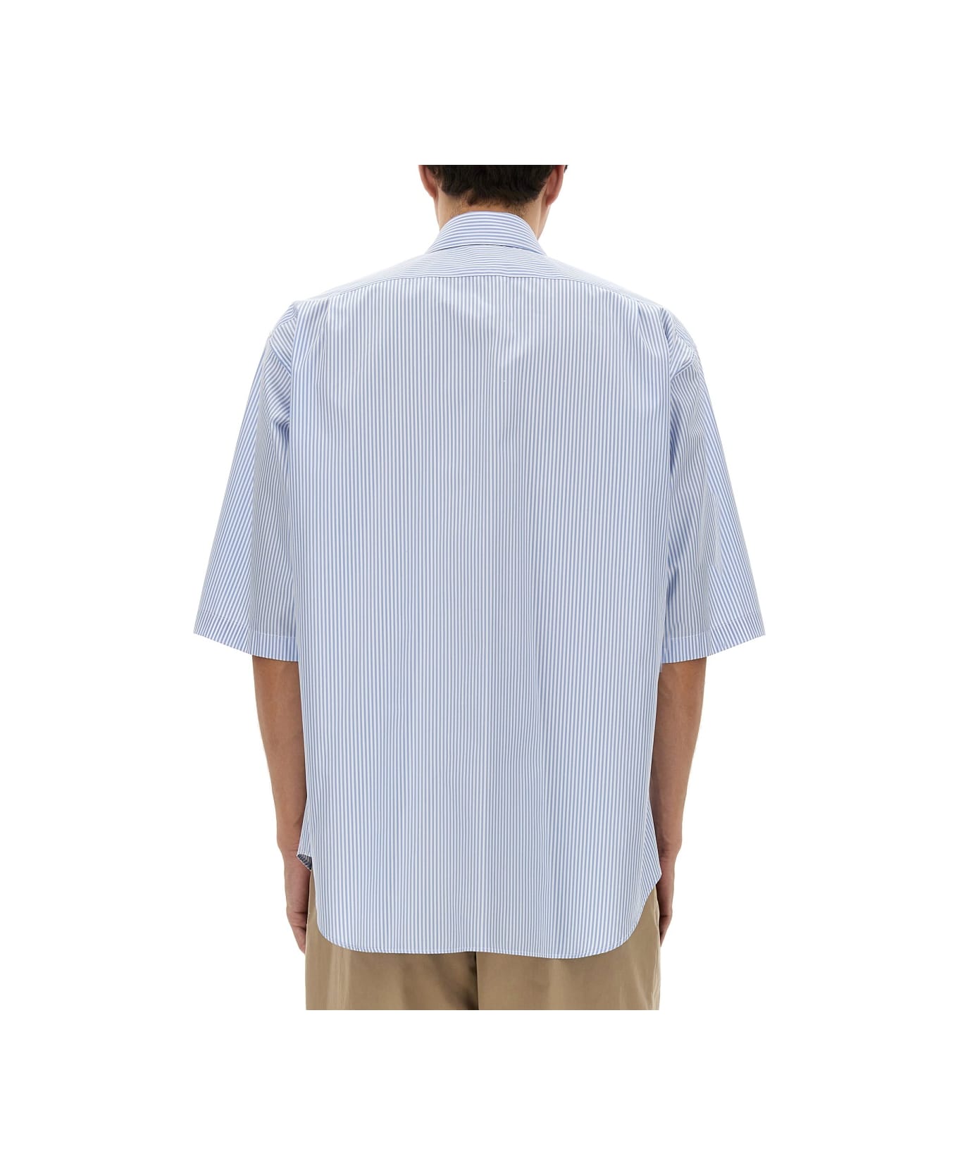 Moschino Cuff "details" Shirt - BABY BLUE