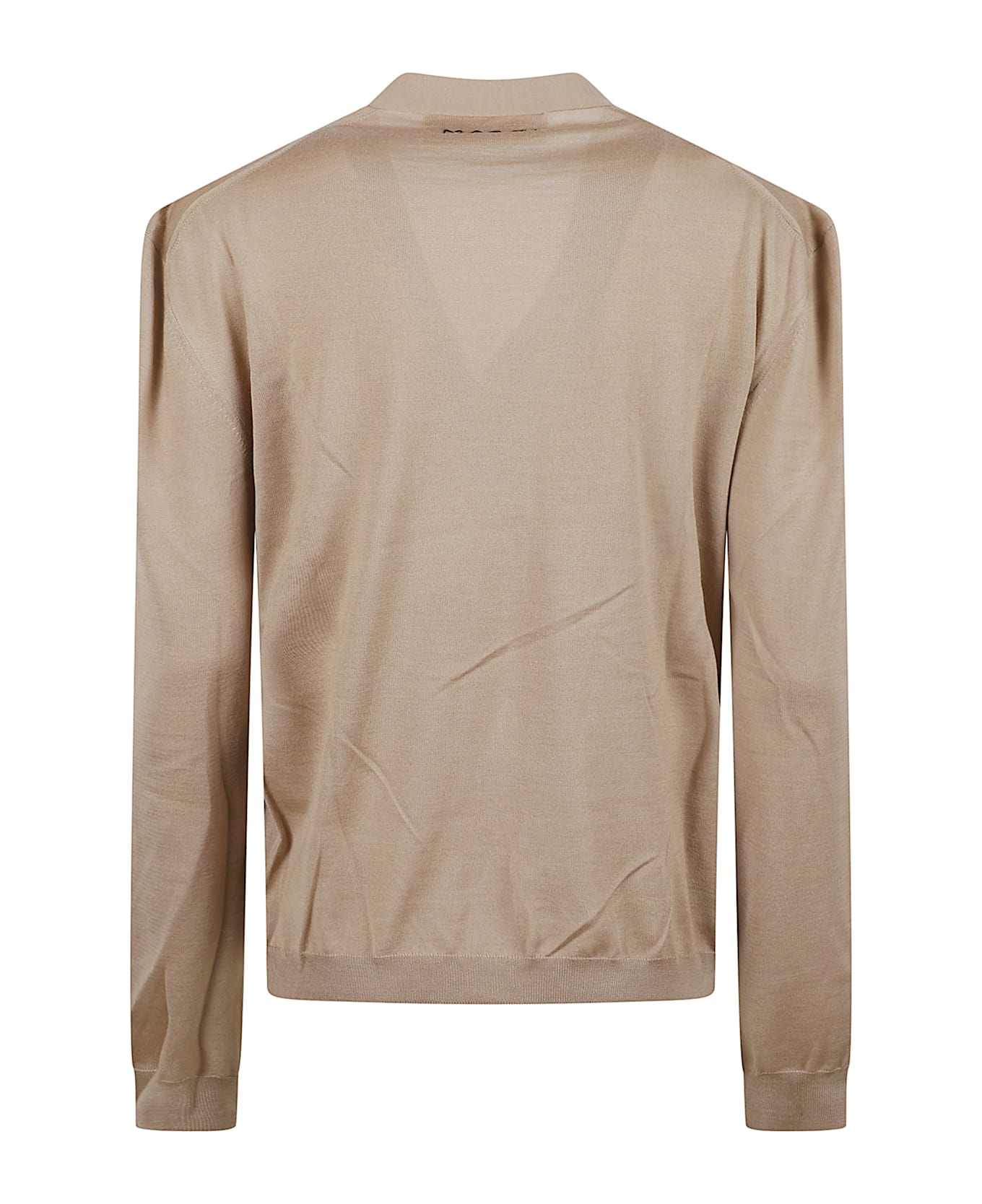 Marni Rose Appliqué Cardigan - MOCCASIN