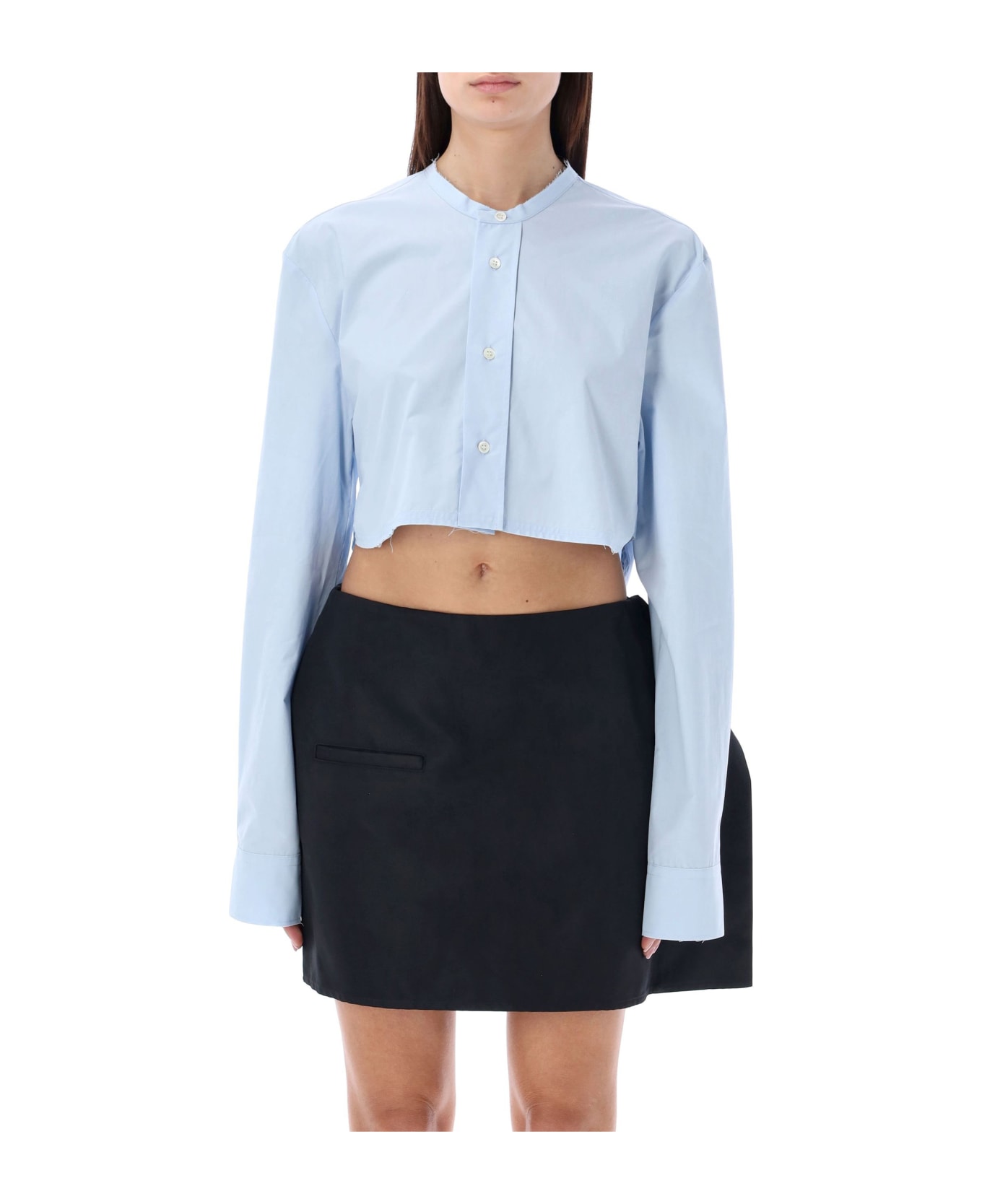 J.W. Anderson Cropped Shirt - BLUE シャツ