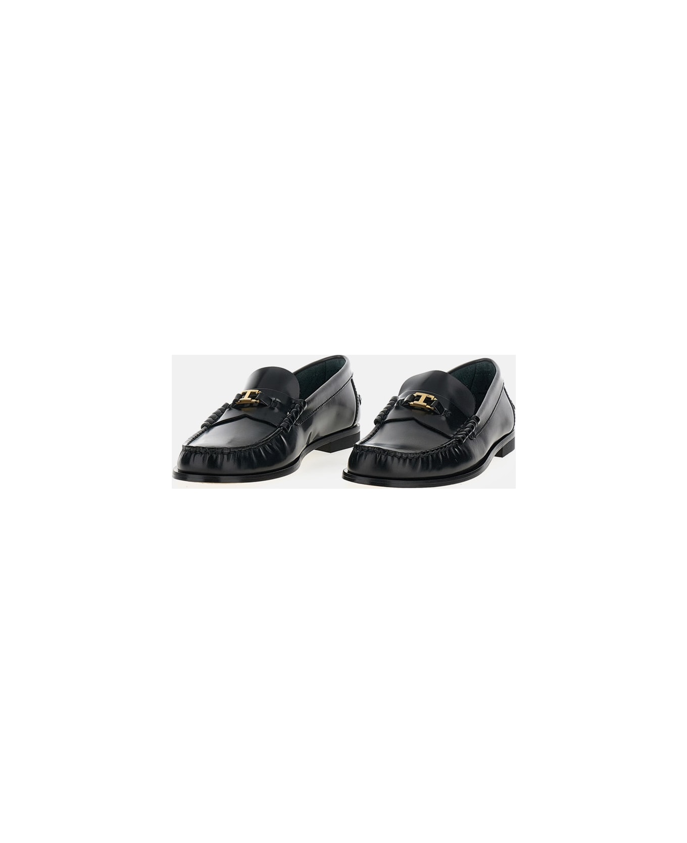 Tod's Leather Loafers - Black