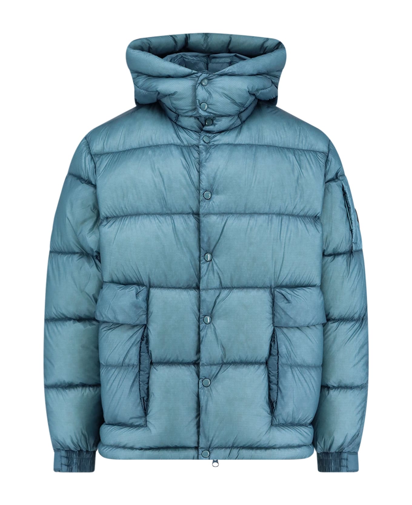 C.P. Company D.d. Shell Hooded Down Jacket - AEGEAN BLUE