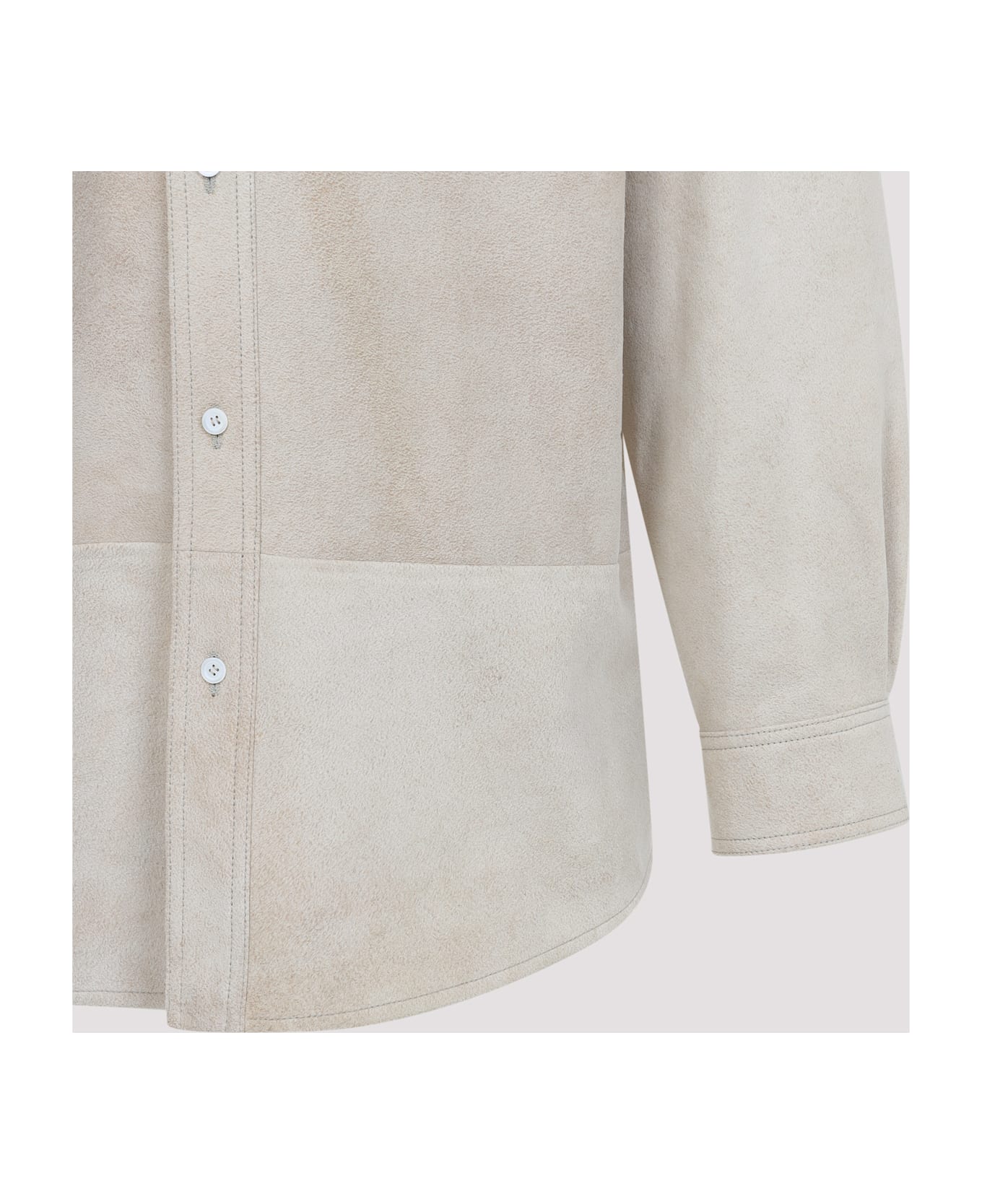 Loewe Lamb Leather Shirt - White