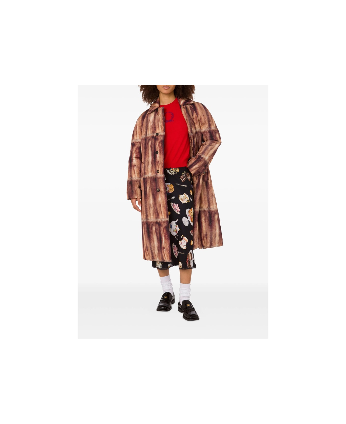 Moschino Coat - BROWN