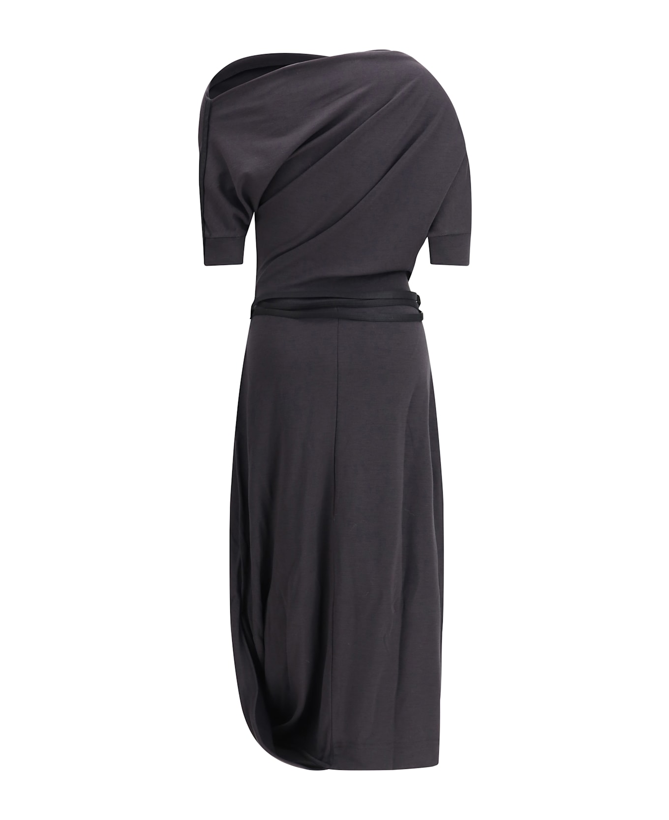 Lemaire Twisted Midi Dress - GREY