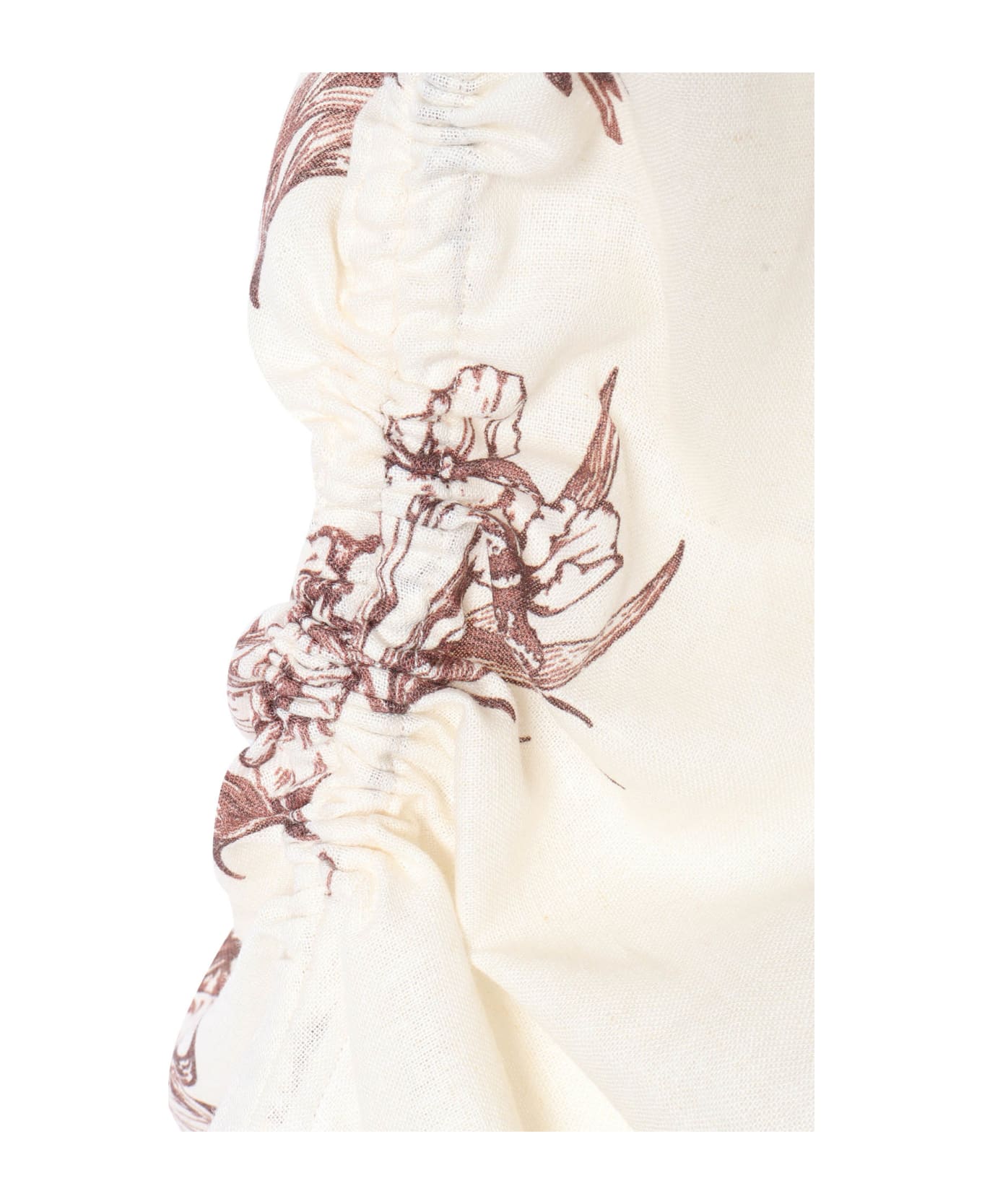 Ballantyne White Top With Prints - WHITE
