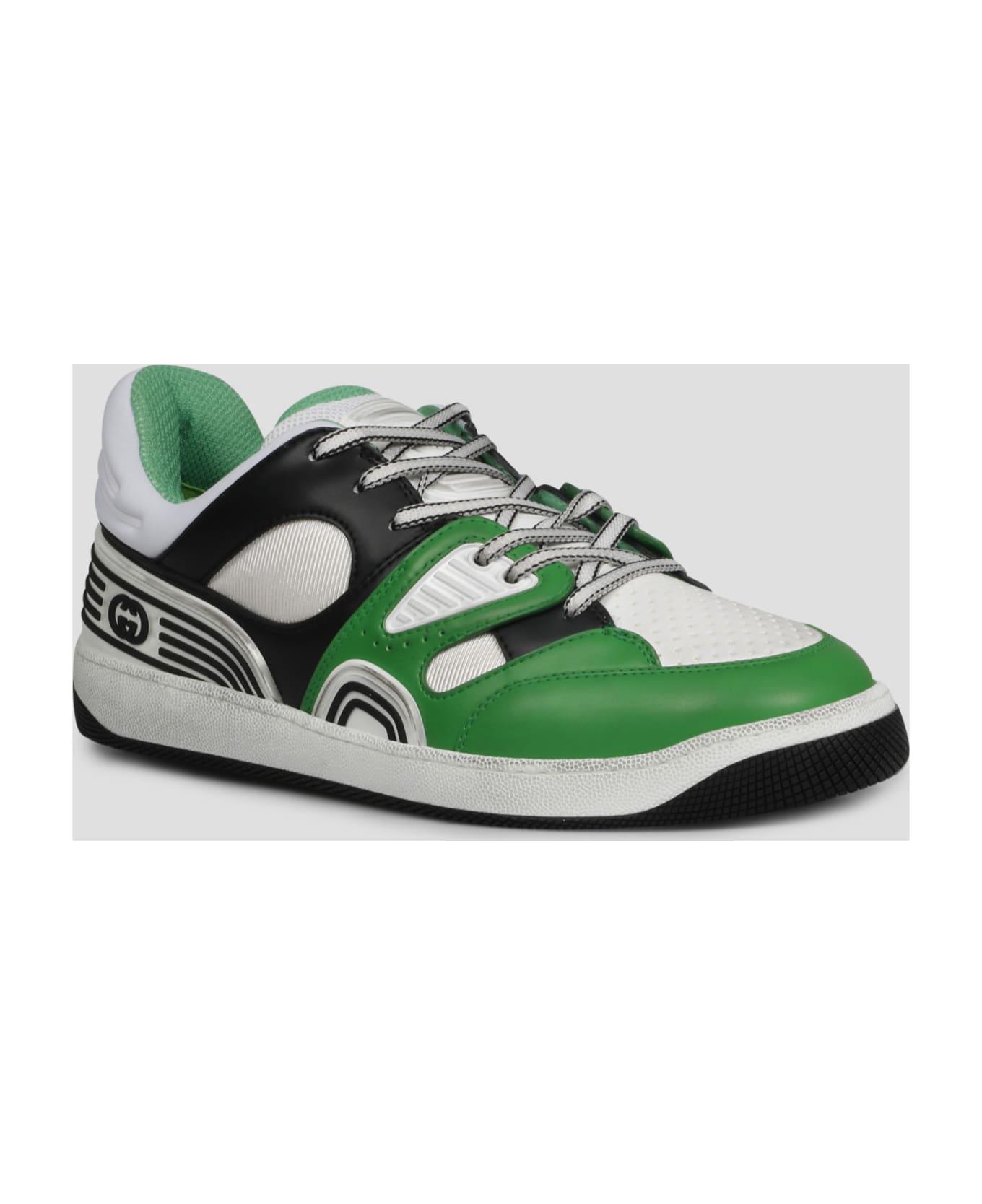 Gucci Basket Sneakers - Green