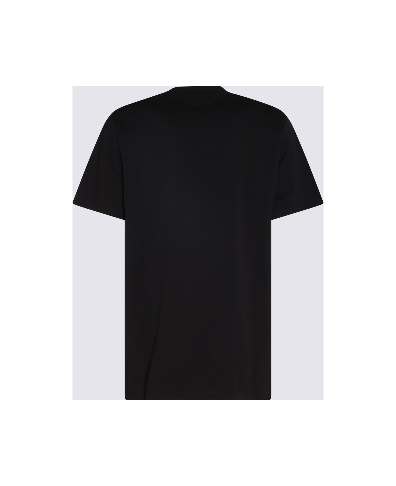 FourTwoFour on Fairfax Black Multicolour Cotton T-shirt - Black