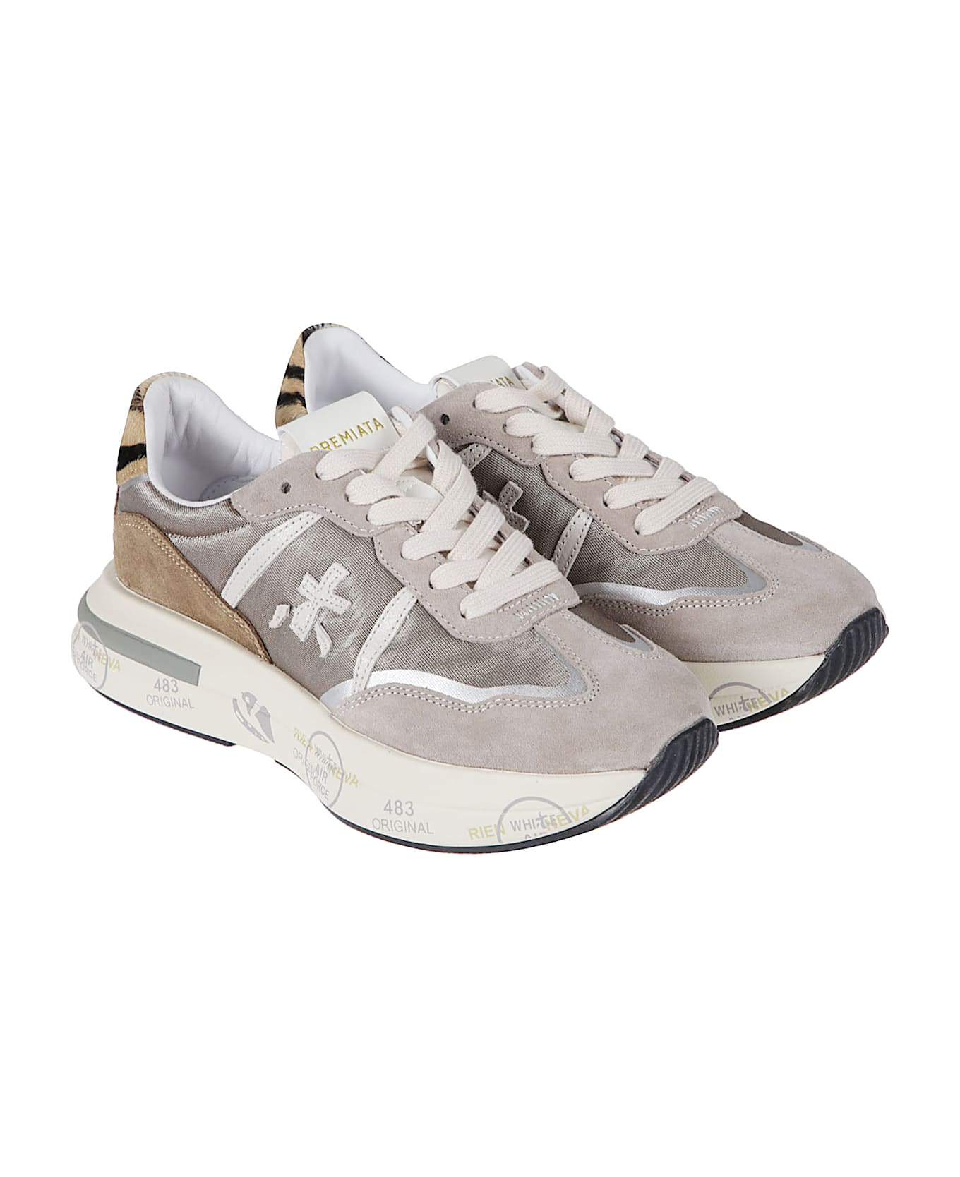 Premiata Cassie Sneakers - Taupe/brown