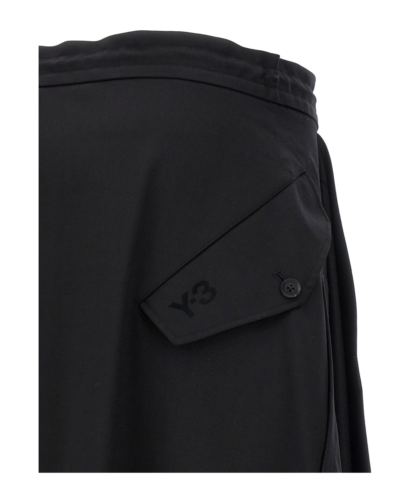 Y-3 Asymmetrical Skirt スカート