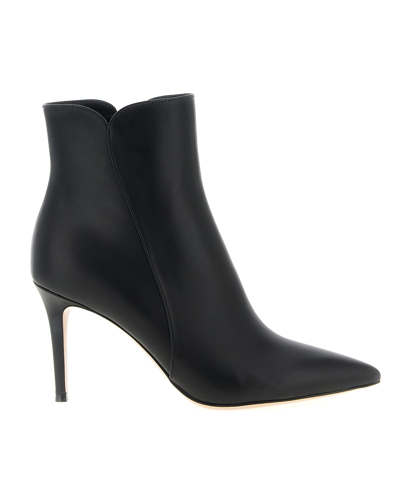 Gianvito Rossi 'levy Ankle Boots - Black  