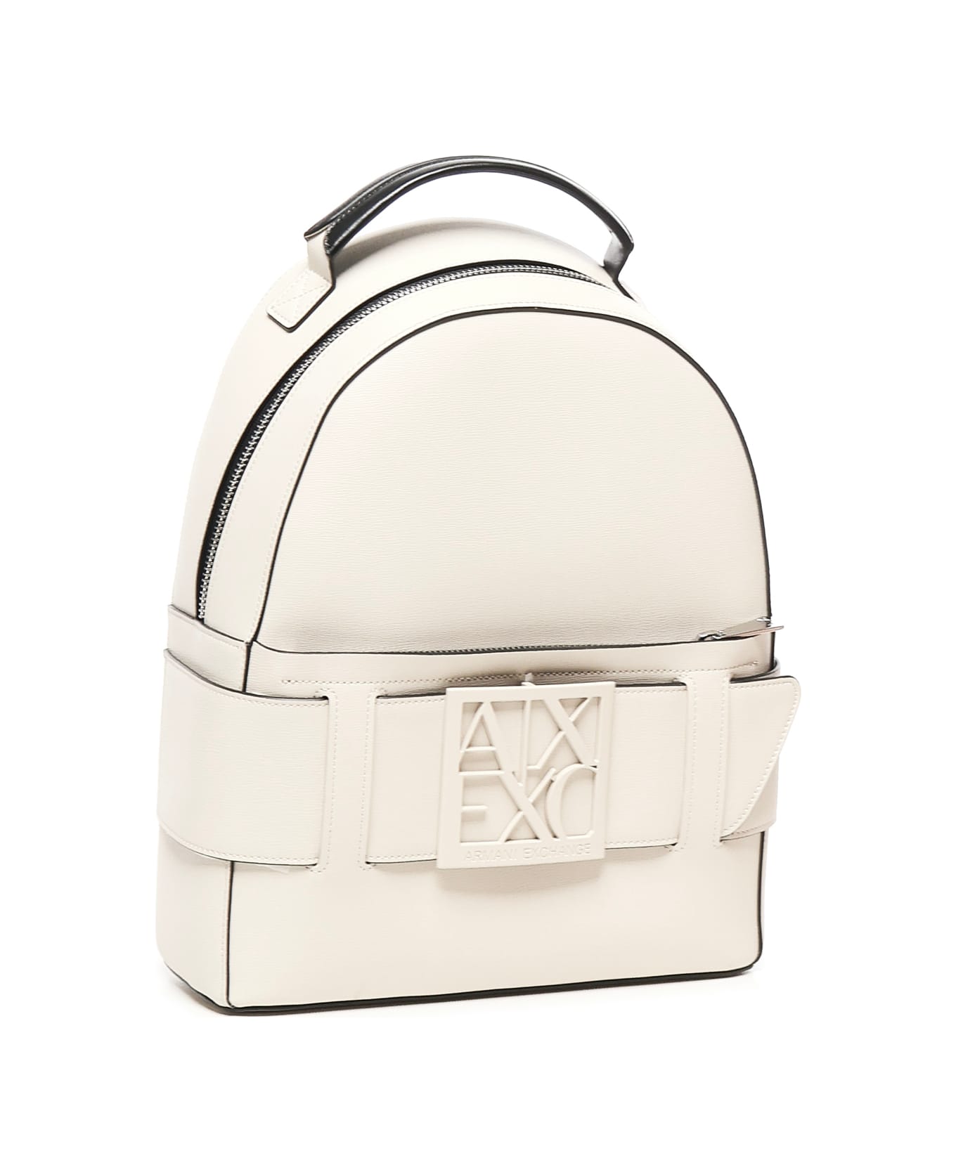 Armani Exchange Logo Backpack - White