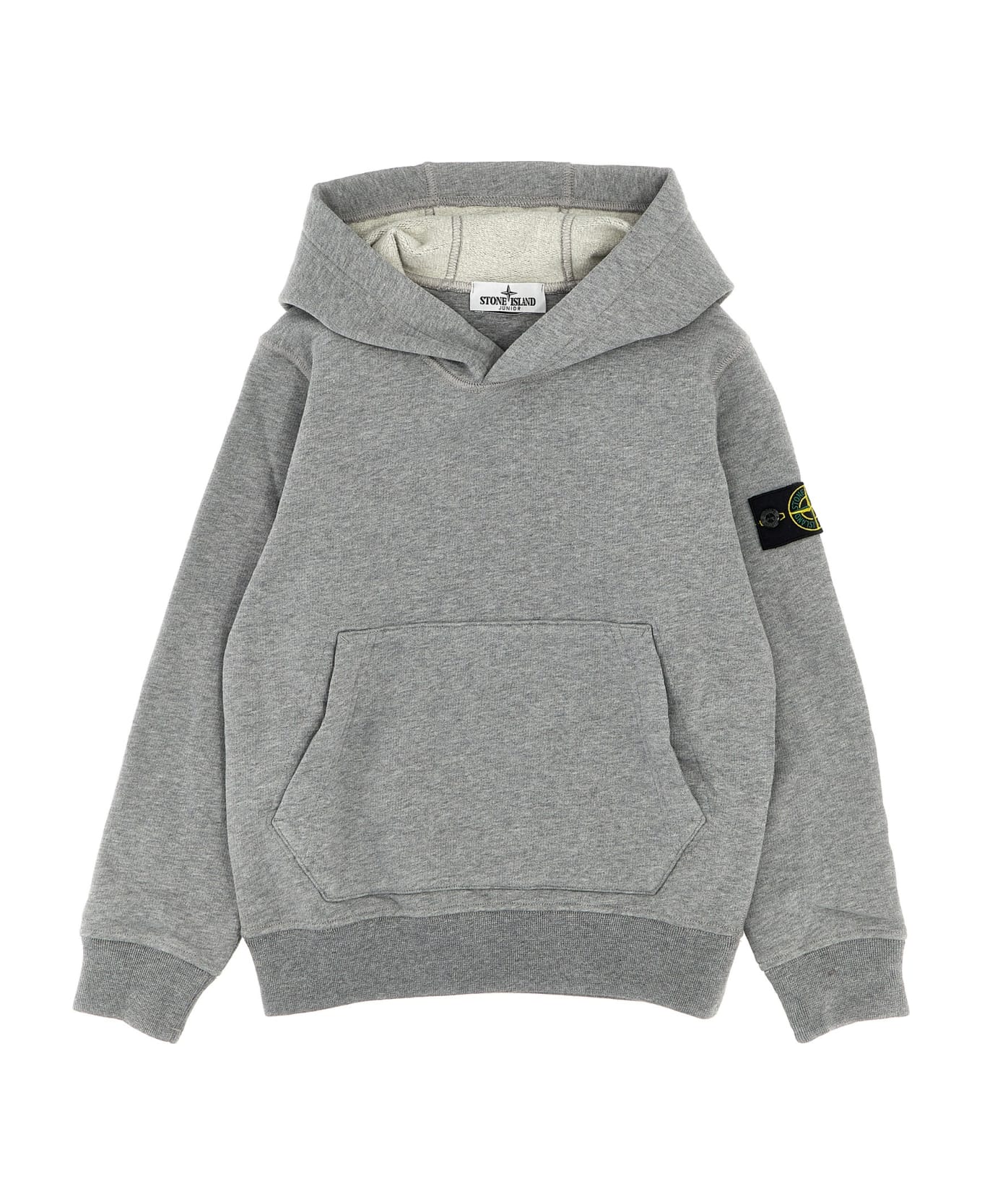 Stone Island Logo Patch Hoodie